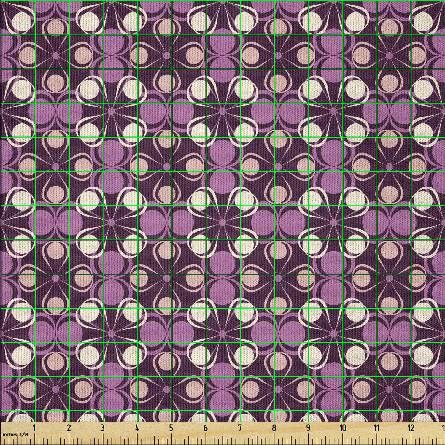 Ambesonne Surreal Pattern Microfiber Fabric by The Yard for Arts and Crafts - Picture 43 of 67