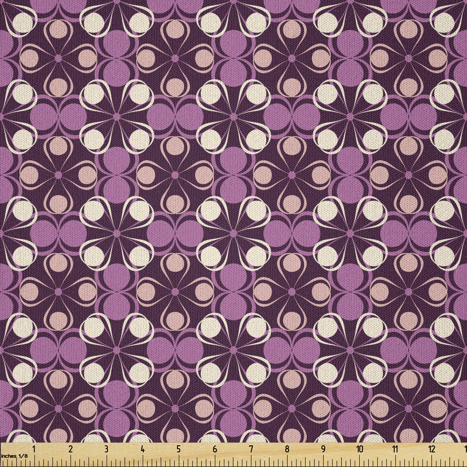 Ambesonne Surreal Pattern Microfiber Fabric by The Yard for Arts and Crafts - Picture 42 of 67