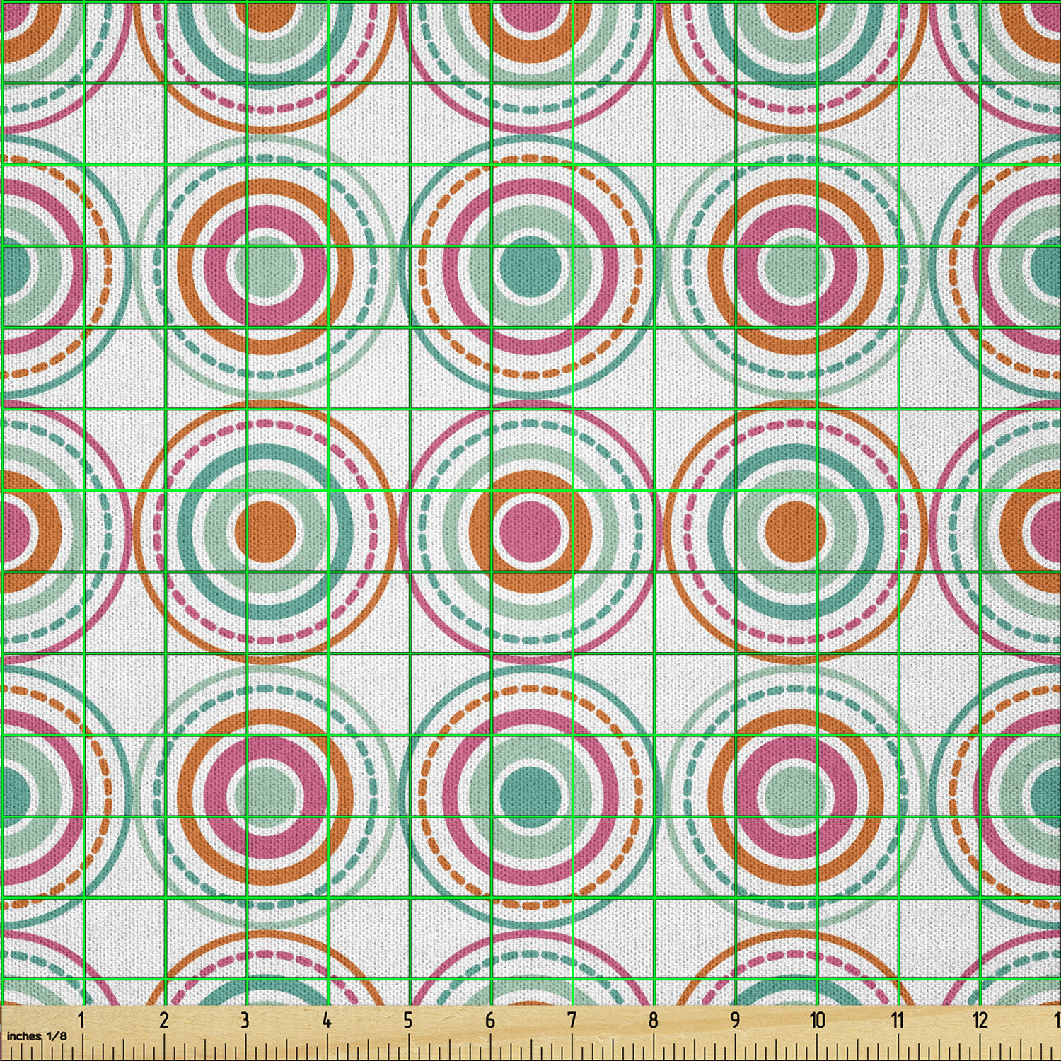 Ambesonne Surreal Pattern Microfiber Fabric by The Yard for Arts and Crafts - Picture 45 of 67
