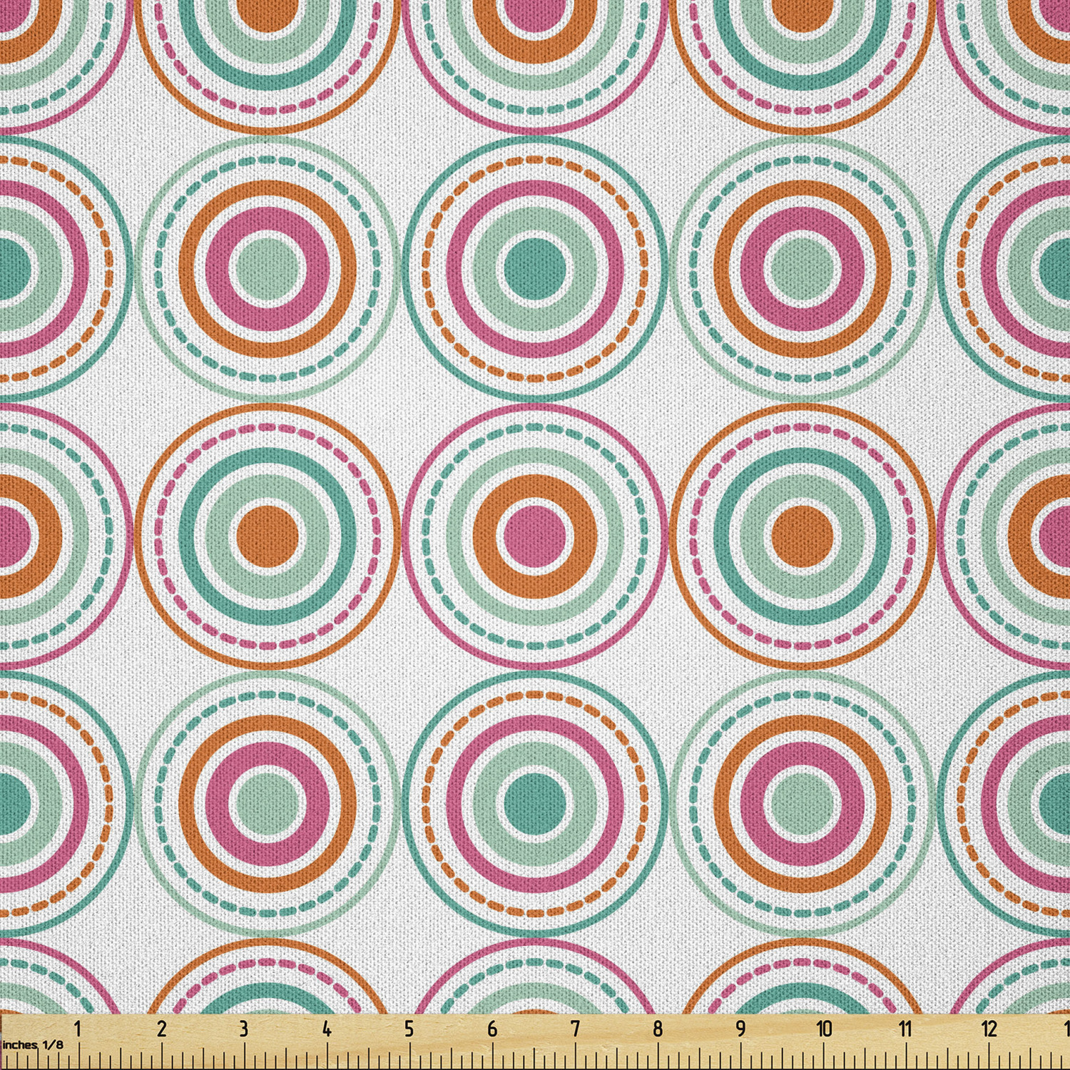 Ambesonne Surreal Pattern Microfiber Fabric by The Yard for Arts and Crafts - Picture 44 of 67