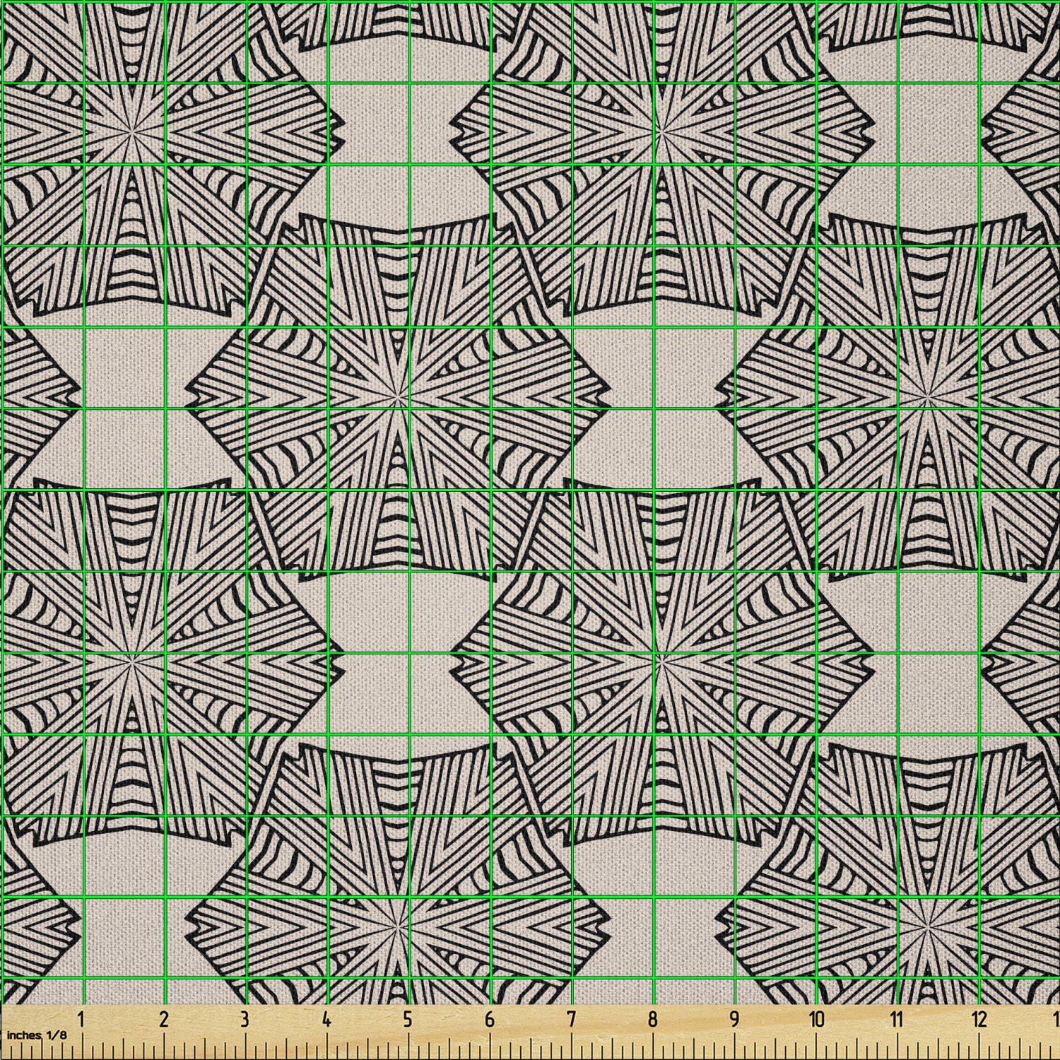 Ambesonne Surreal Pattern Microfiber Fabric by The Yard for Arts and Crafts - Picture 29 of 67