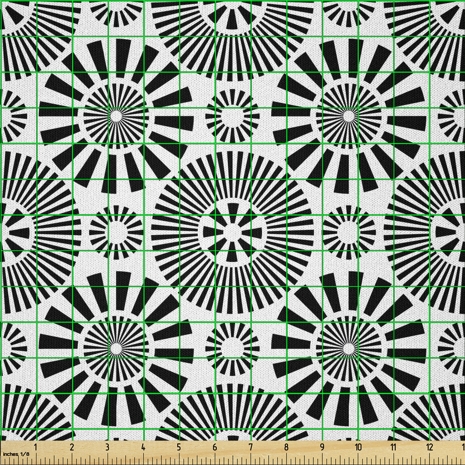 Ambesonne Surreal Pattern Microfiber Fabric by The Yard for Arts and Crafts - Picture 9 of 67