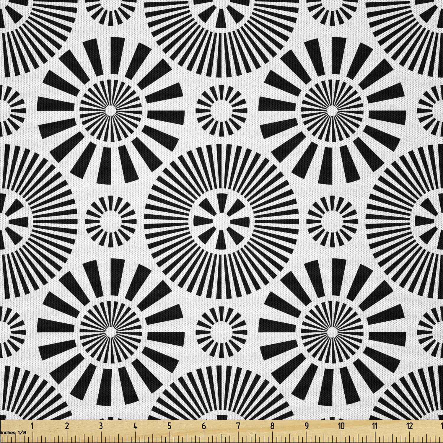 Ambesonne Surreal Pattern Microfiber Fabric by The Yard for Arts and Crafts - Picture 8 of 67