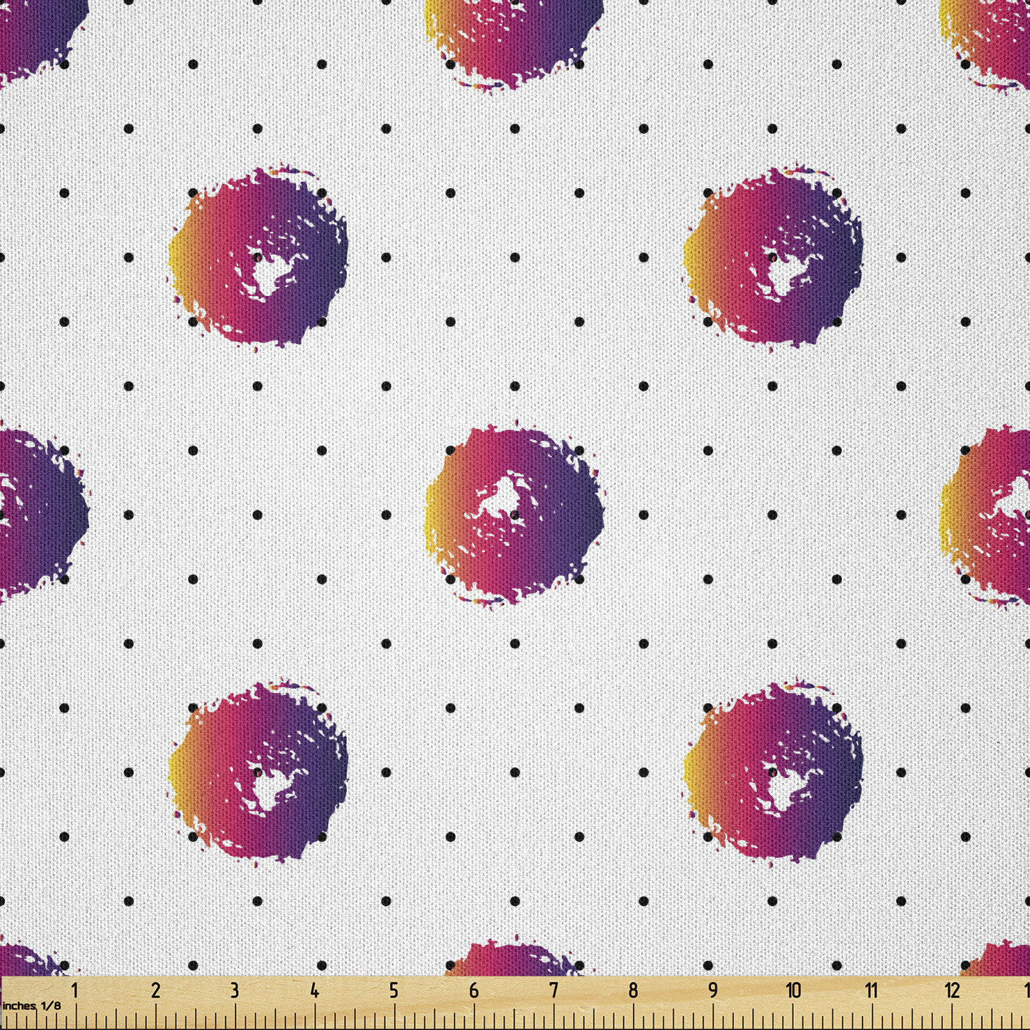Ambesonne Surreal Pattern Microfiber Fabric by The Yard for Arts and Crafts - Picture 46 of 67