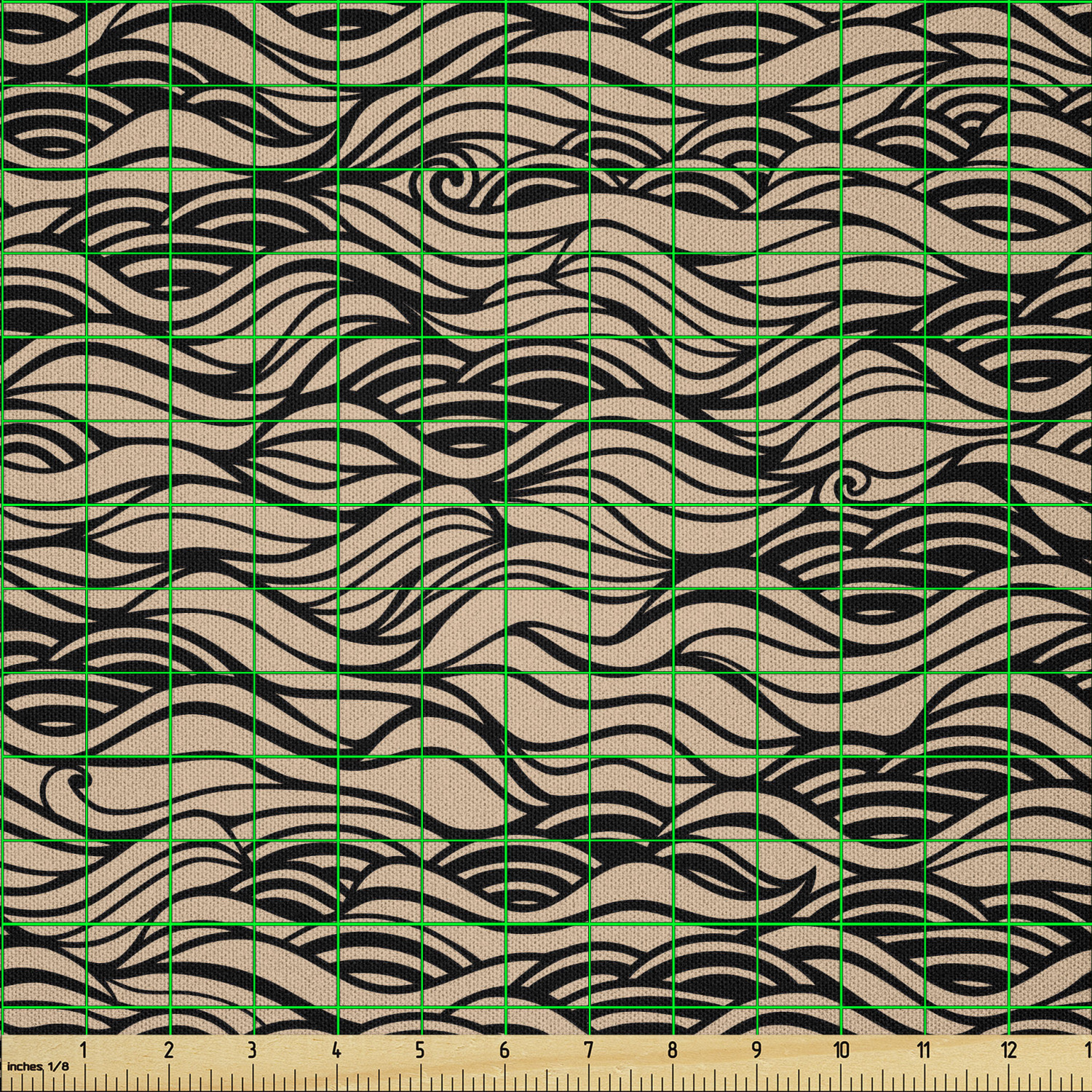 Ambesonne Surreal Pattern Microfiber Fabric by The Yard for Arts and Crafts - Picture 59 of 67