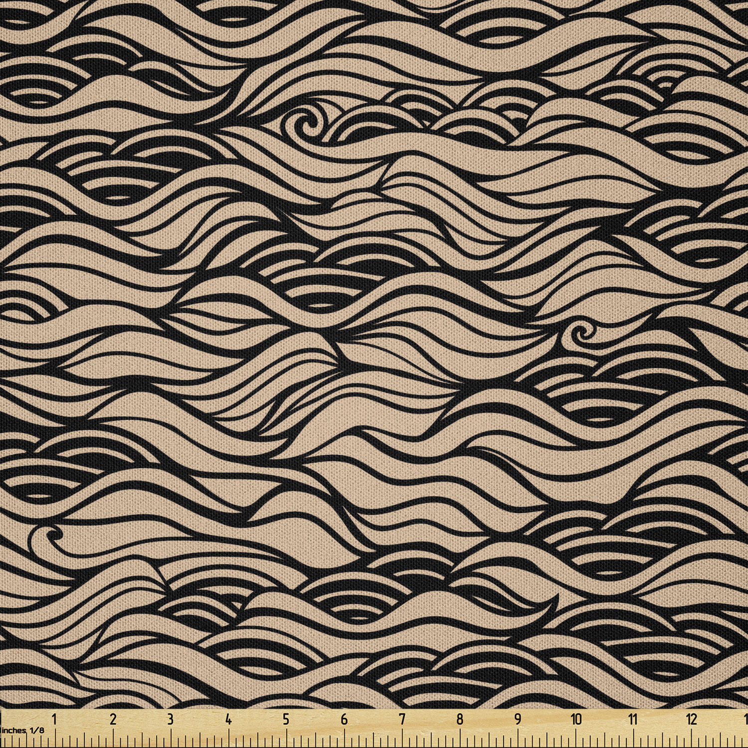 Ambesonne Surreal Pattern Microfiber Fabric by The Yard for Arts and Crafts - Picture 58 of 67