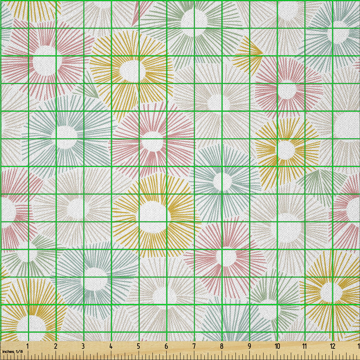Ambesonne Surreal Pattern Microfiber Fabric by The Yard for Arts and Crafts - Picture 15 of 67