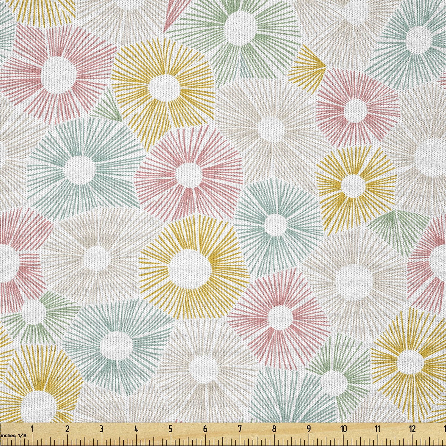 Ambesonne Surreal Pattern Microfiber Fabric by The Yard for Arts and Crafts - Picture 14 of 67