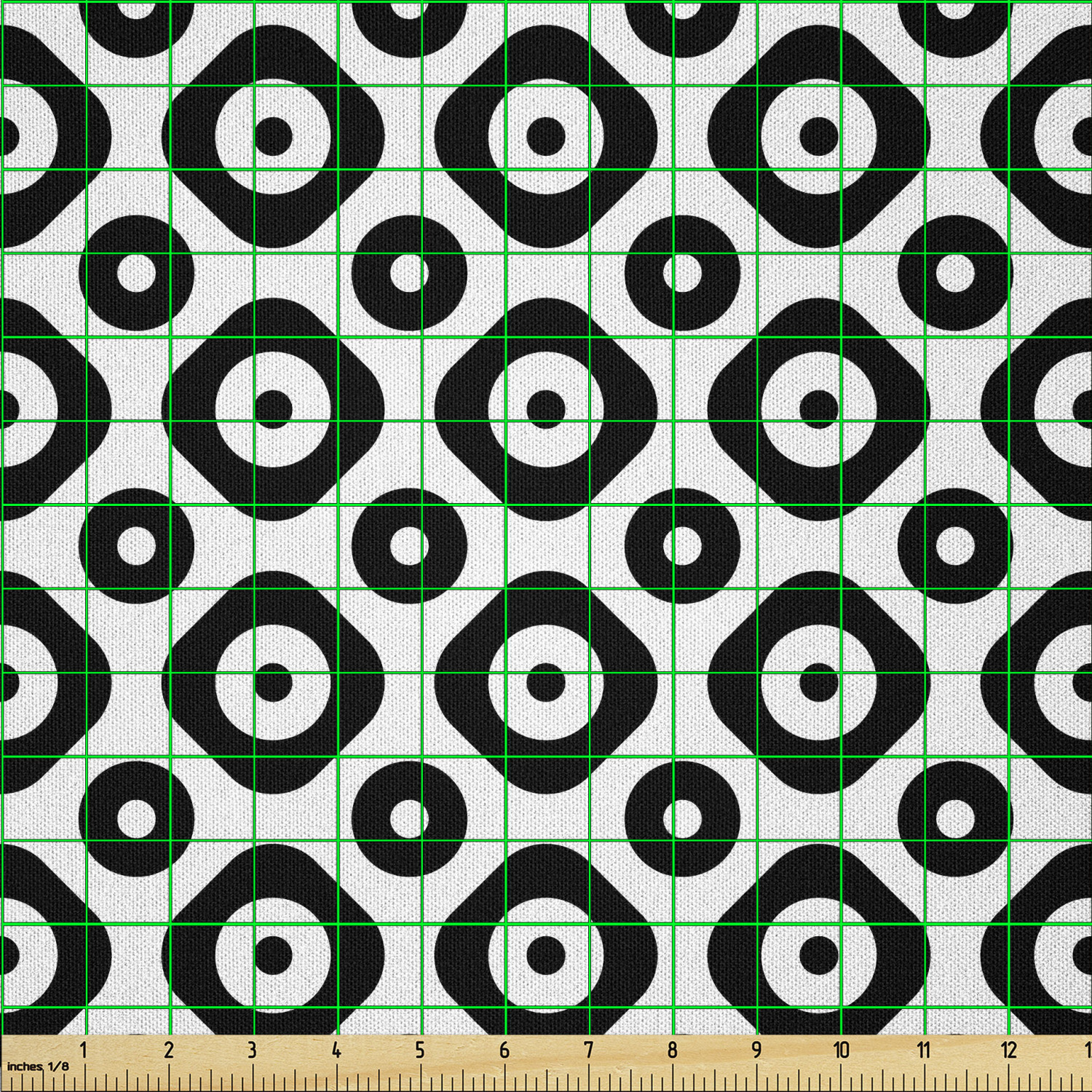 Ambesonne Surreal Pattern Microfiber Fabric by The Yard for Arts and Crafts - Picture 21 of 67