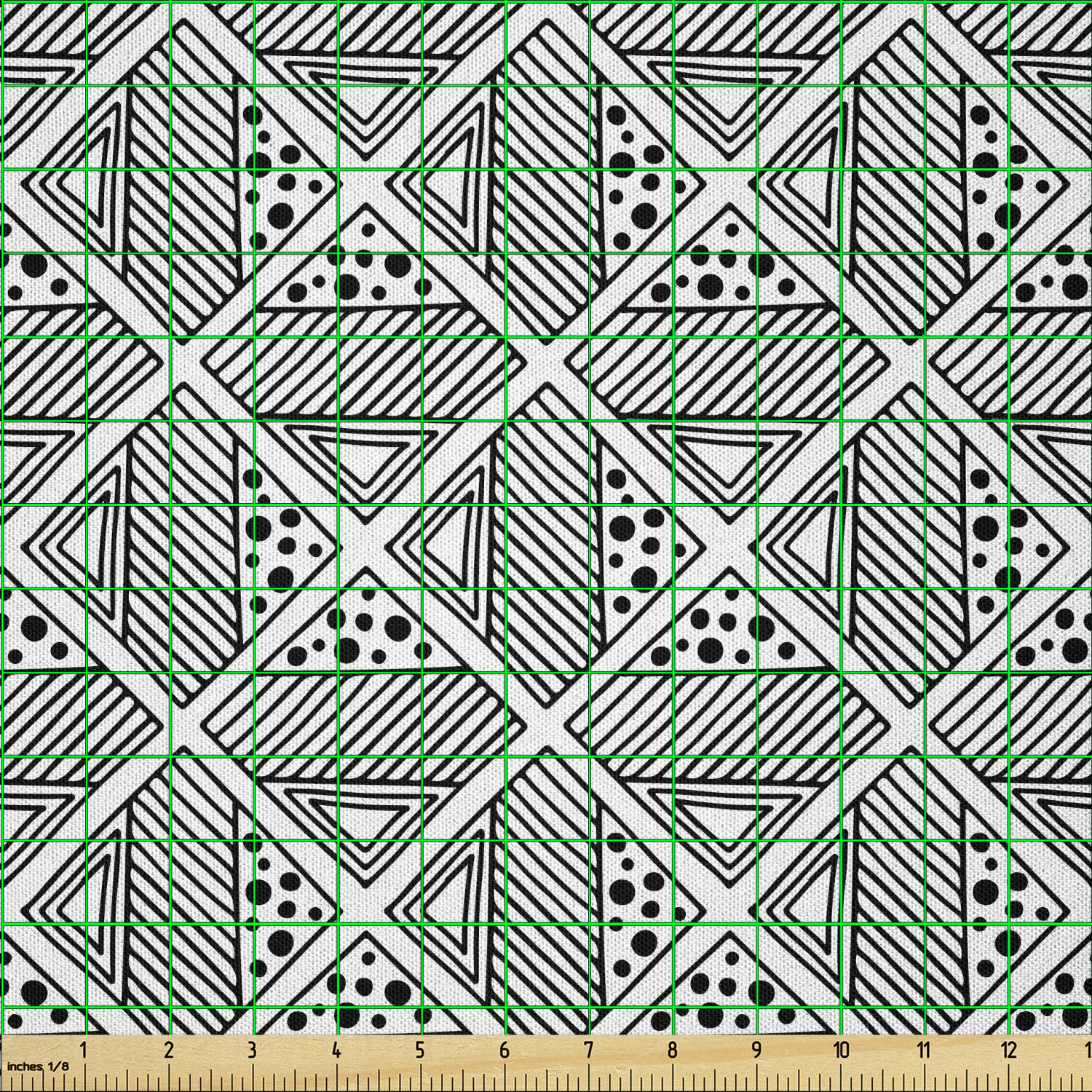 Ambesonne Surreal Pattern Microfiber Fabric by The Yard for Arts and Crafts - Picture 7 of 67