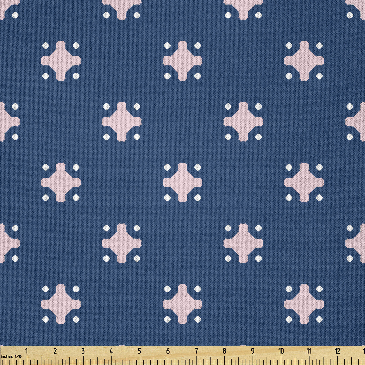 Ambesonne Traditional Absurd Microfiber Fabric by The Yard for Arts and Crafts