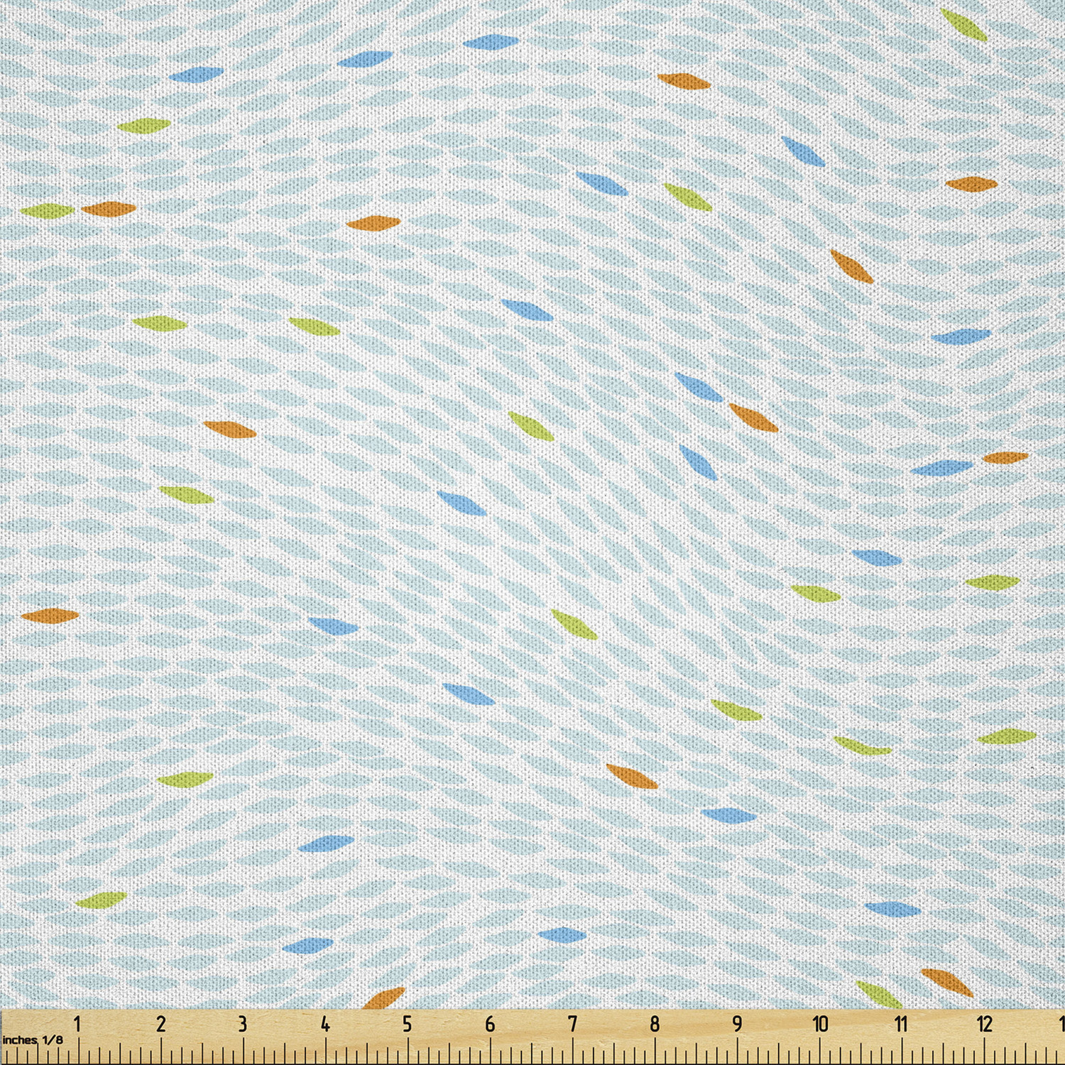 Ambesonne Conceptual Design Microfiber Fabric by The Yard for Arts and Crafts