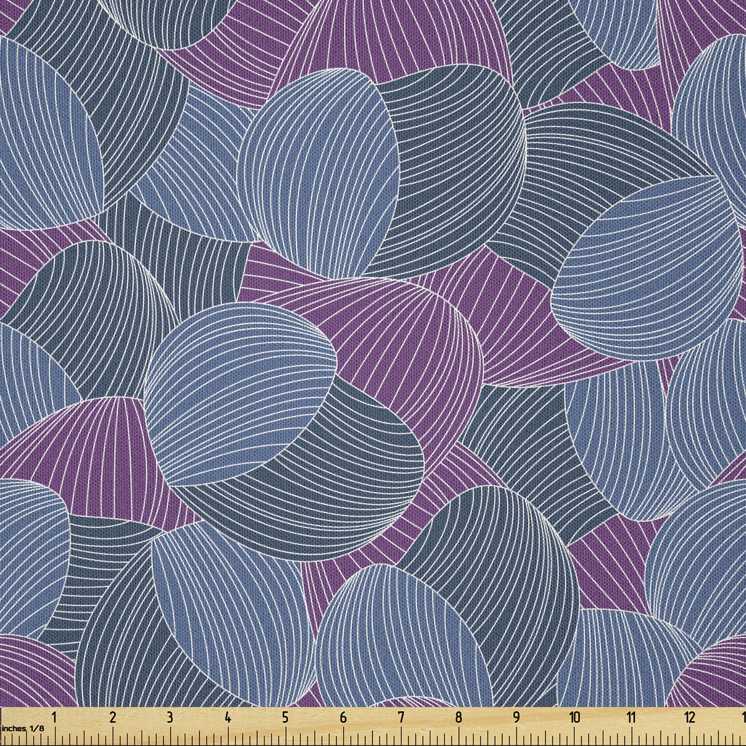 Ambesonne Conceptual Design Microfiber Fabric by The Yard for Arts and Crafts