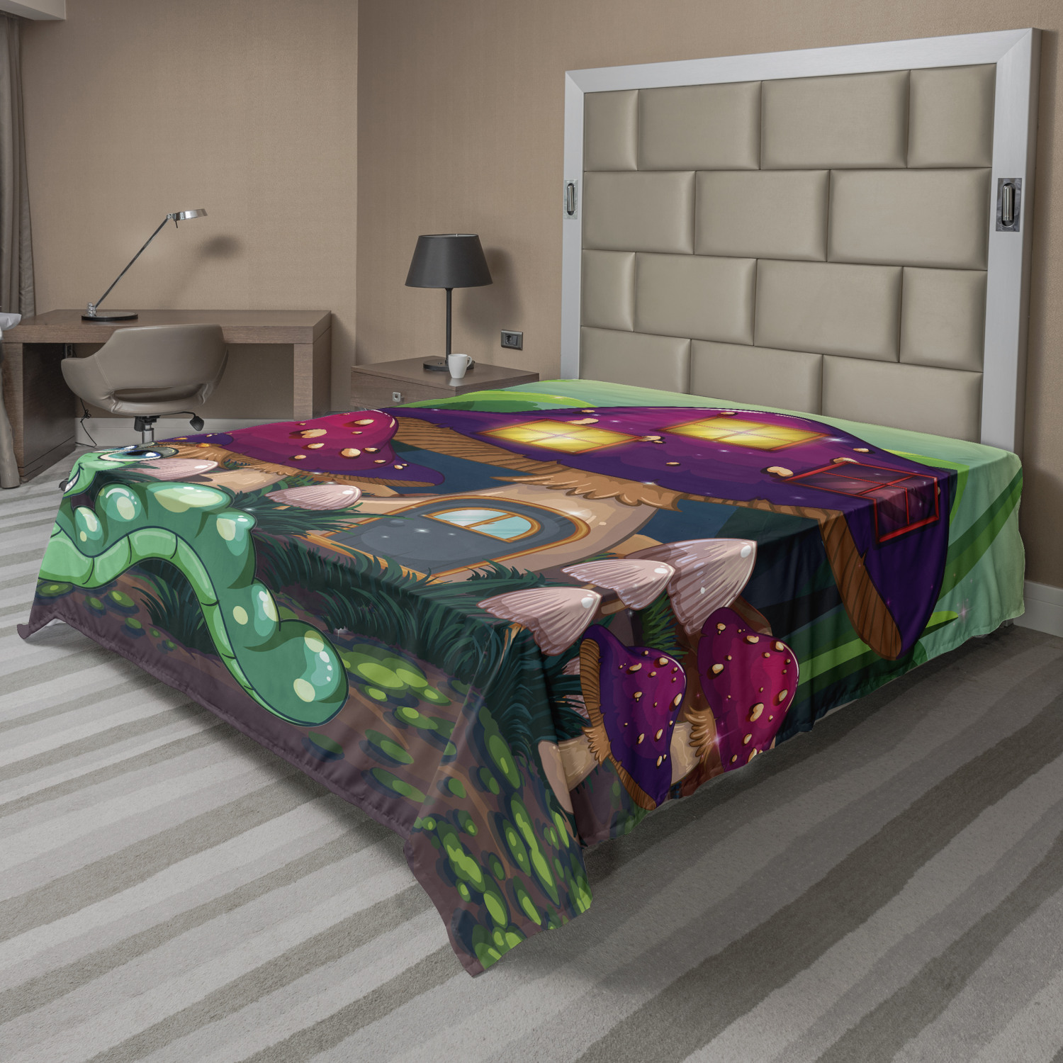 Ambesonne Colorful Design Flat Sheet Top Sheet Decorative Bedding 6 Sizes - Picture 41 of 41