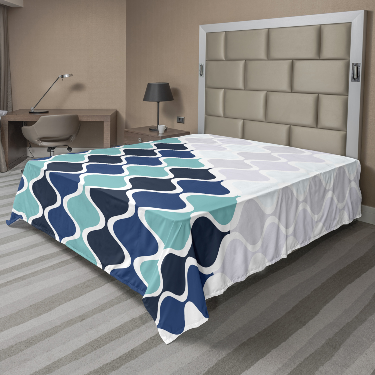 Ambesonne Funky Abstract Flat Sheet Top Sheet Decorative Bedding 6 Sizes - Picture 42 of 42