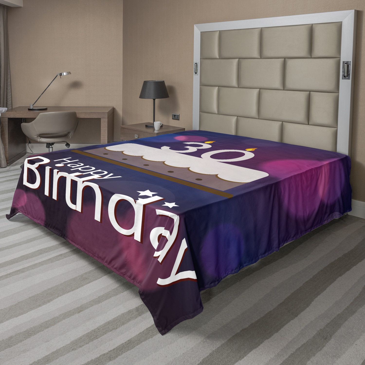 Ambesonne Funky Abstract Flat Sheet Top Sheet Decorative Bedding 6 Sizes - Picture 5 of 42