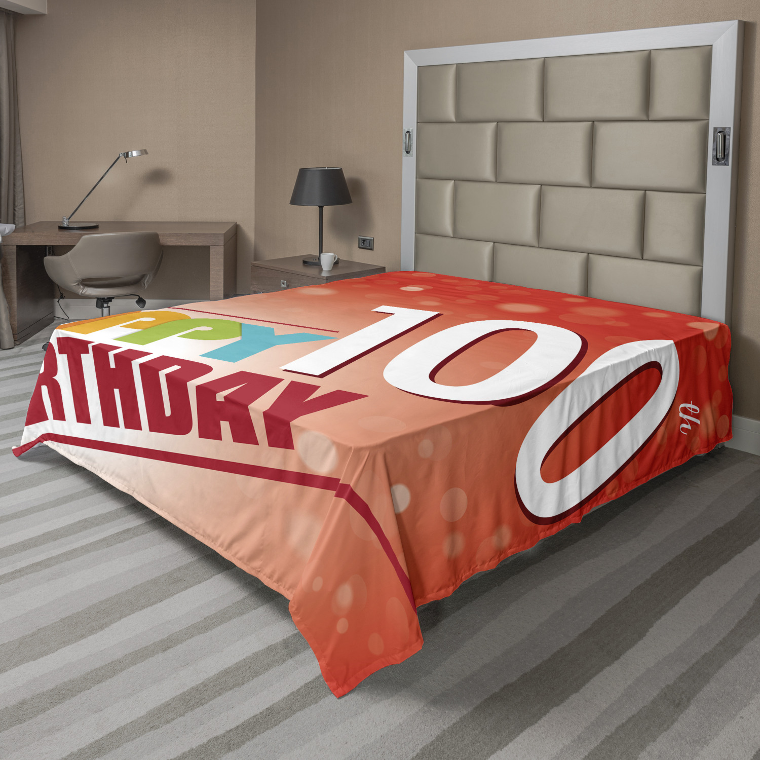 Ambesonne Funky Abstract Flat Sheet Top Sheet Decorative Bedding 6 Sizes - Picture 21 of 42