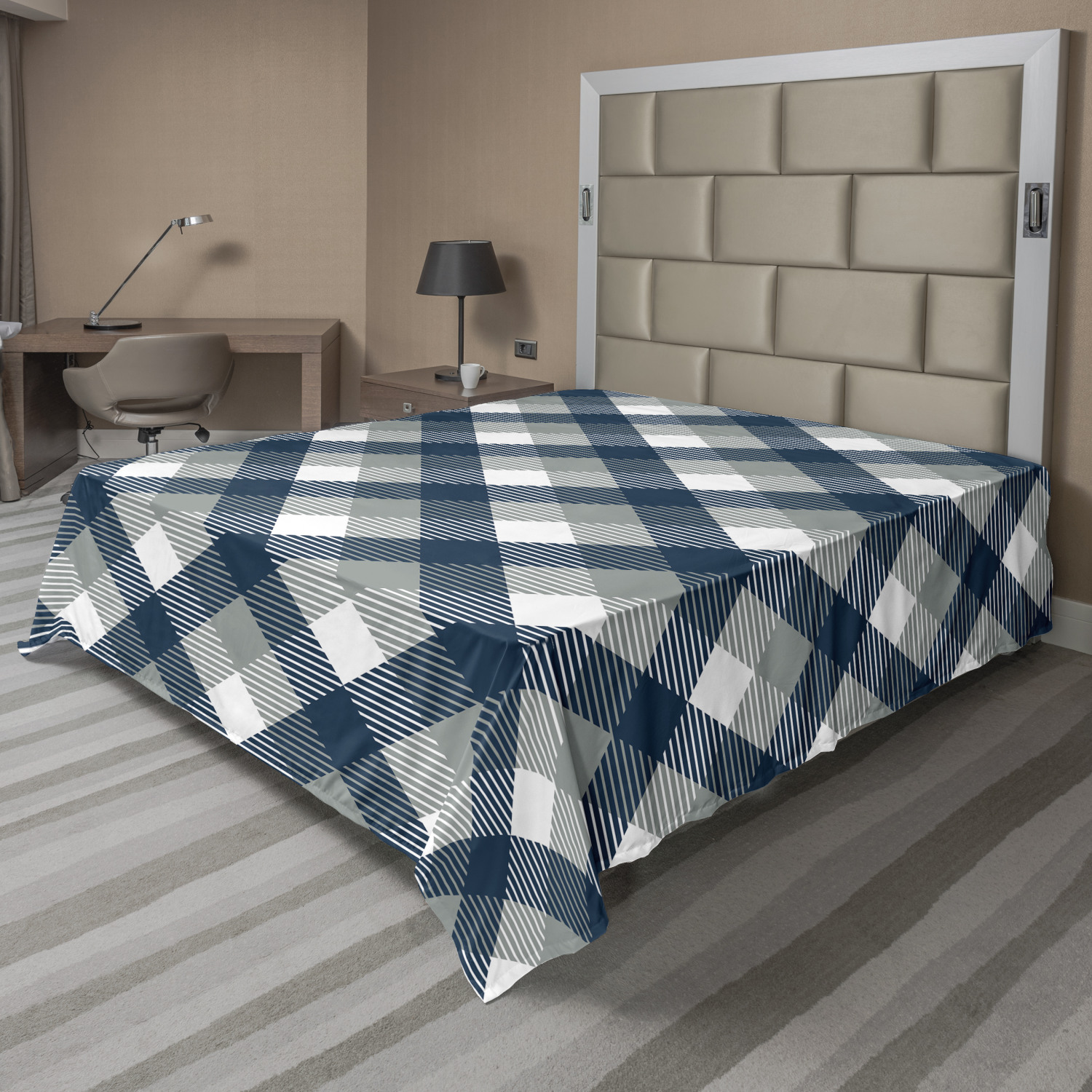 Ambesonne Funky Abstract Flat Sheet Top Sheet Decorative Bedding 6 Sizes - Picture 11 of 42