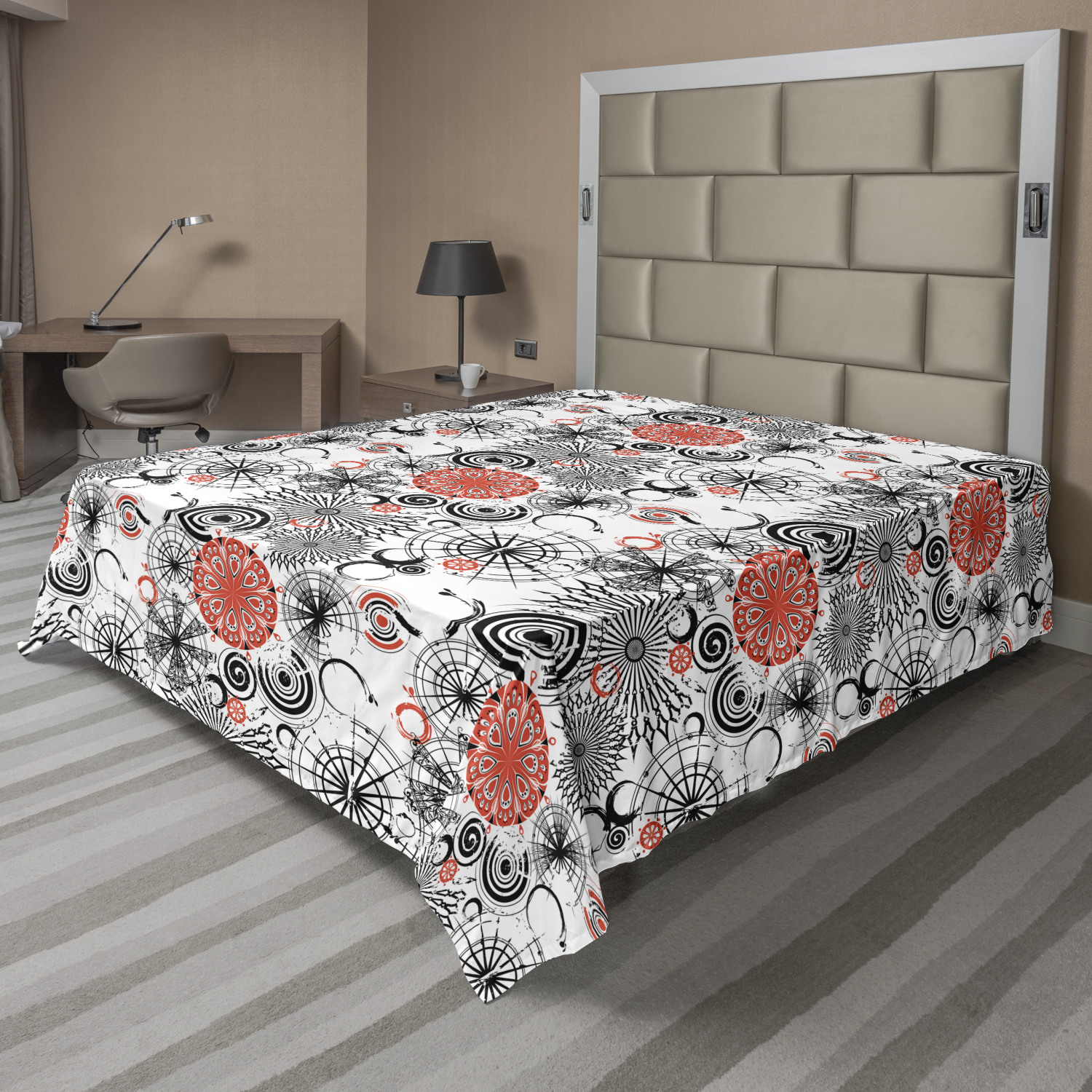 Ambesonne Grunge Art Flat Sheet Top Sheet Decorative Bedding 6 Sizes - Picture 23 of 42