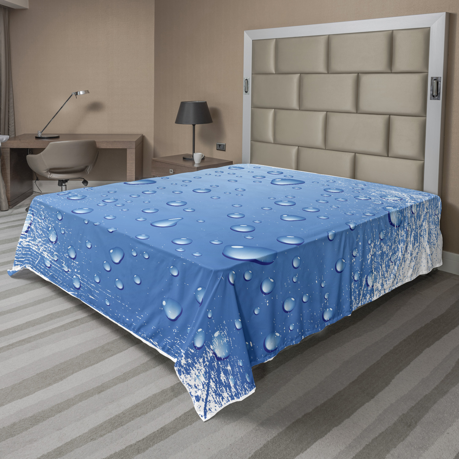 Ambesonne Grunge Art Flat Sheet Top Sheet Decorative Bedding 6 Sizes - Picture 31 of 42