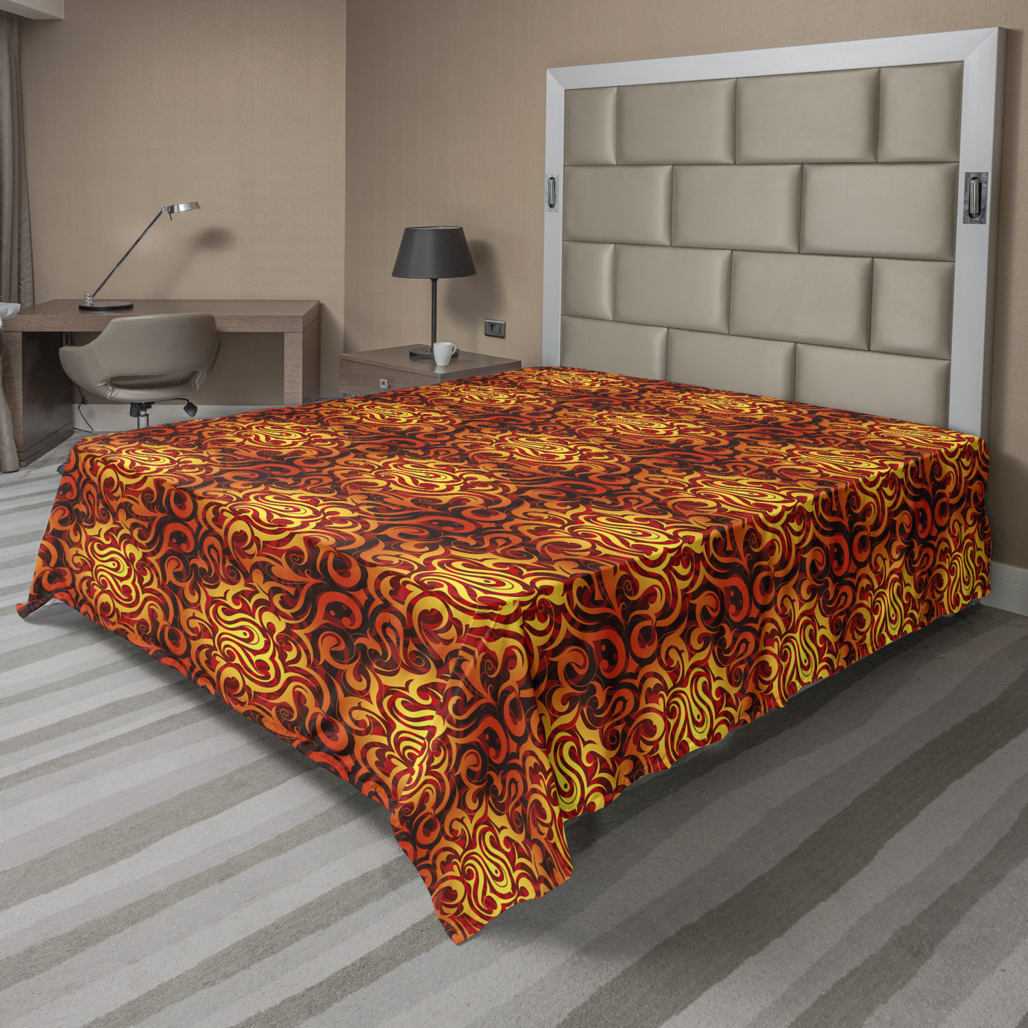 Ambesonne Abstract Concept Flat Sheet Top Sheet Decorative Bedding 6 Sizes - Picture 13 of 42
