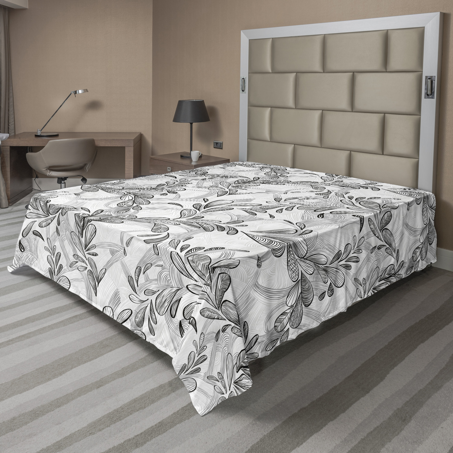 Ambesonne Grunge Art Flat Sheet Top Sheet Decorative Bedding 6 Sizes - Picture 25 of 42