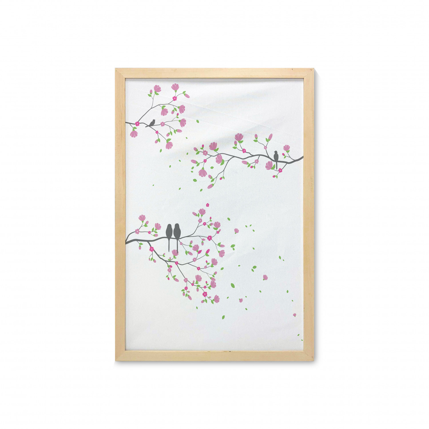 Ambesonne Spring Wall Art with Frame for Bathrooms Living Room Dorms - Picture 8 of 121