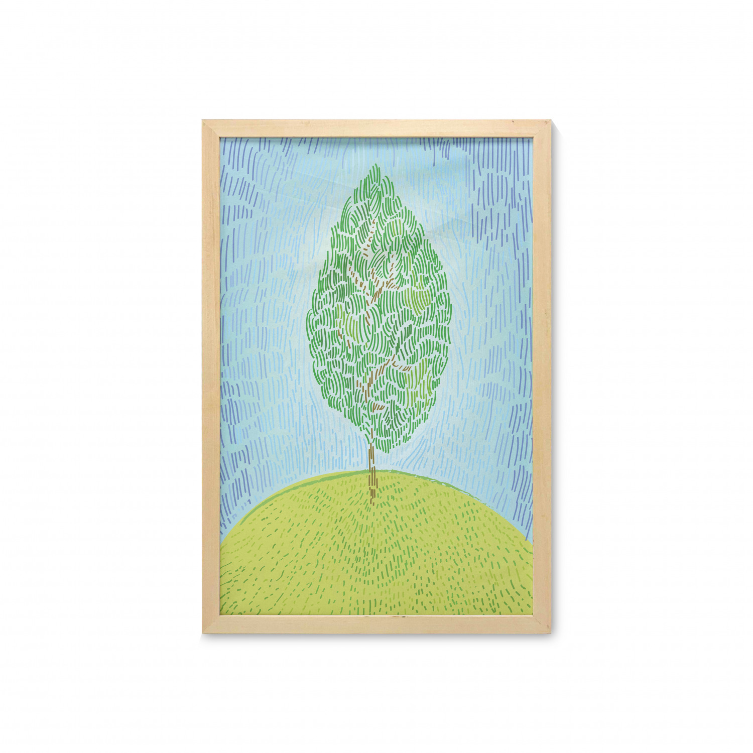 Ambesonne Nature Wall Art with Frame for Bathrooms Living Room Dorms - Picture 98 of 117