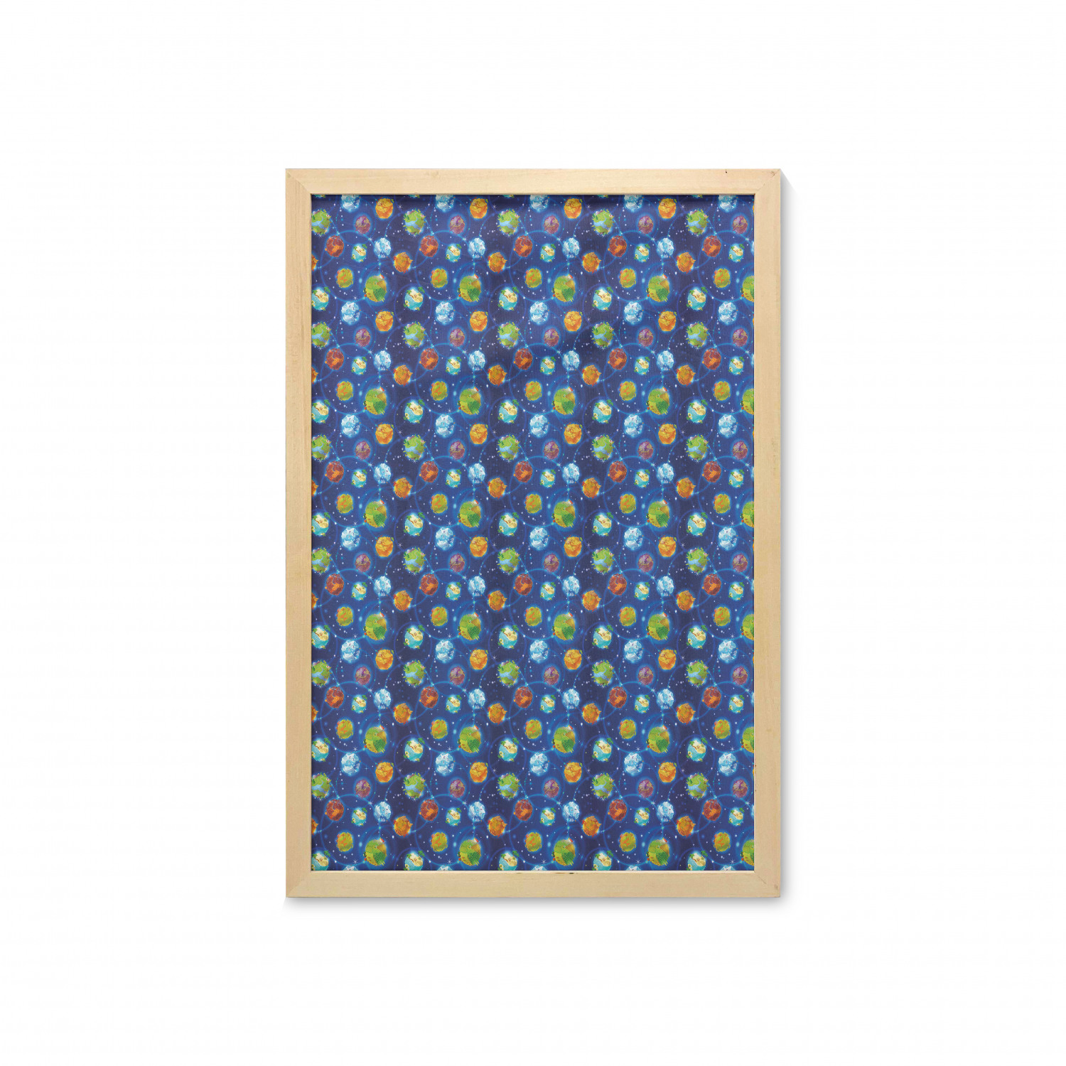 Ambesonne Space Wall Art with Frame for Bathrooms Living Room Dorms - Picture 16 of 115