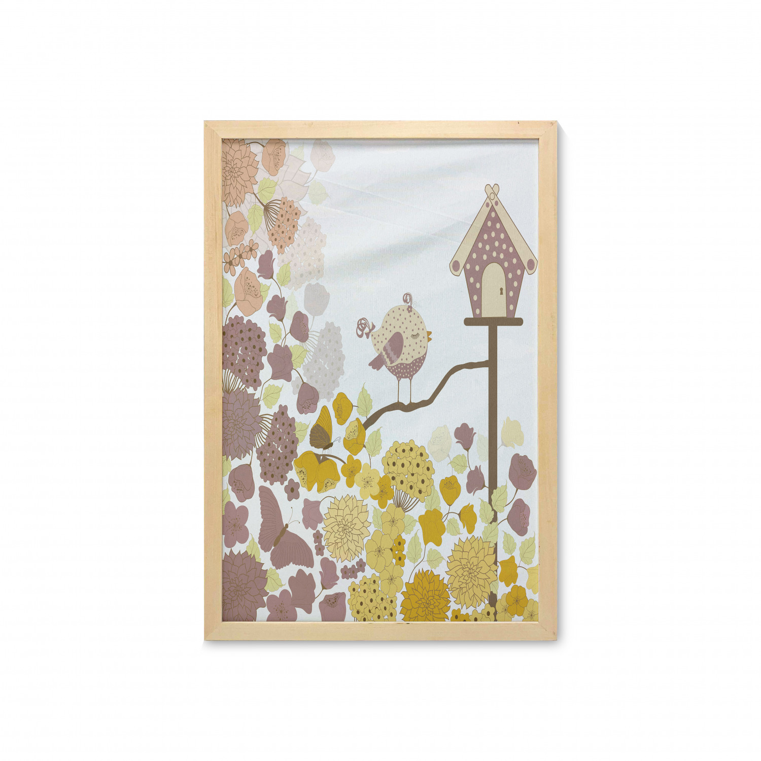 Ambesonne Spring Wall Art with Frame for Bathrooms Living Room Dorms - Picture 52 of 121