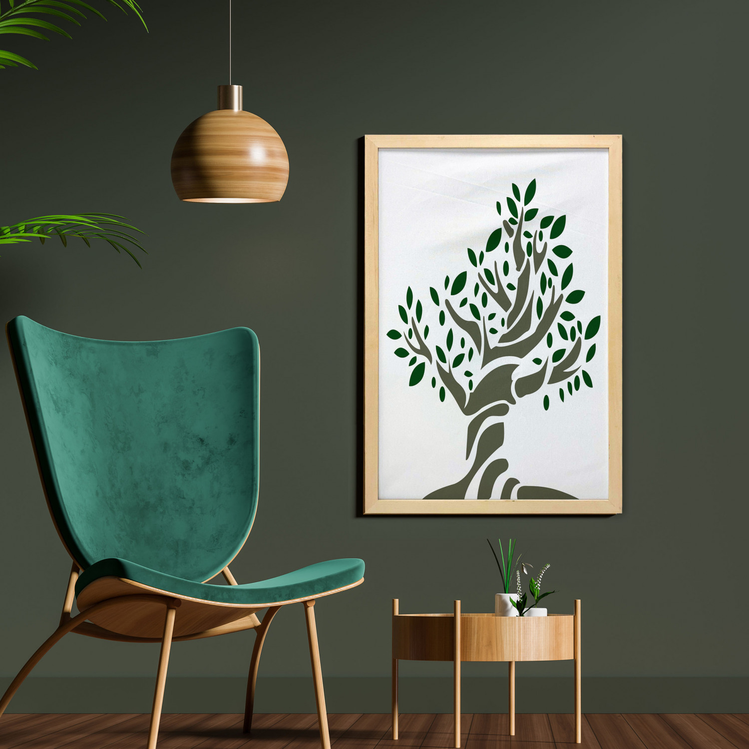Ambesonne Nature Wall Art with Frame for Bathrooms Living Room Dorms - Picture 73 of 117