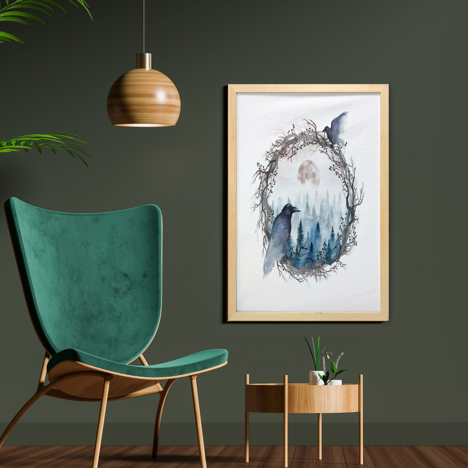 Ambesonne Nature Wall Art with Frame for Bathrooms Living Room Dorms - Picture 35 of 117