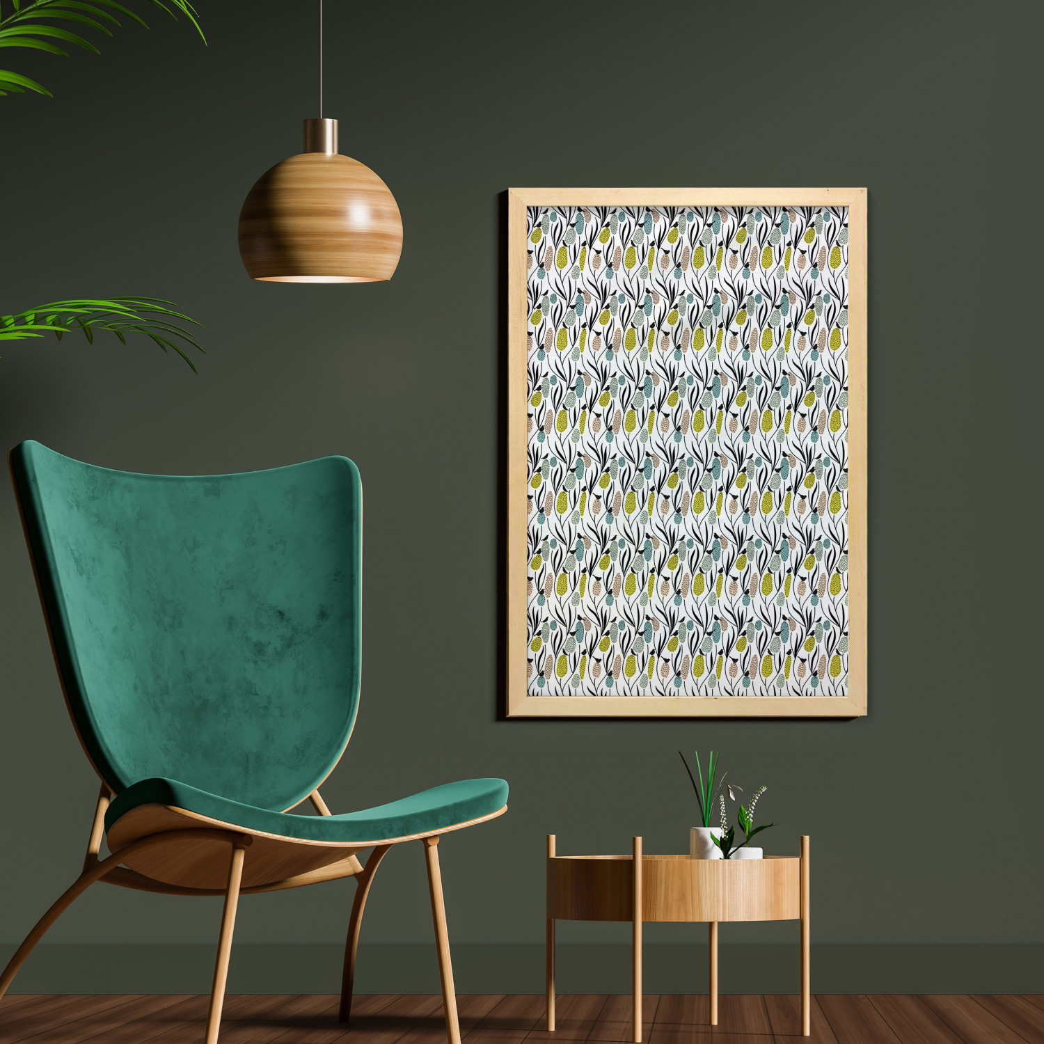 Ambesonne Spring Wall Art with Frame for Bathrooms Living Room Dorms - Picture 7 of 121
