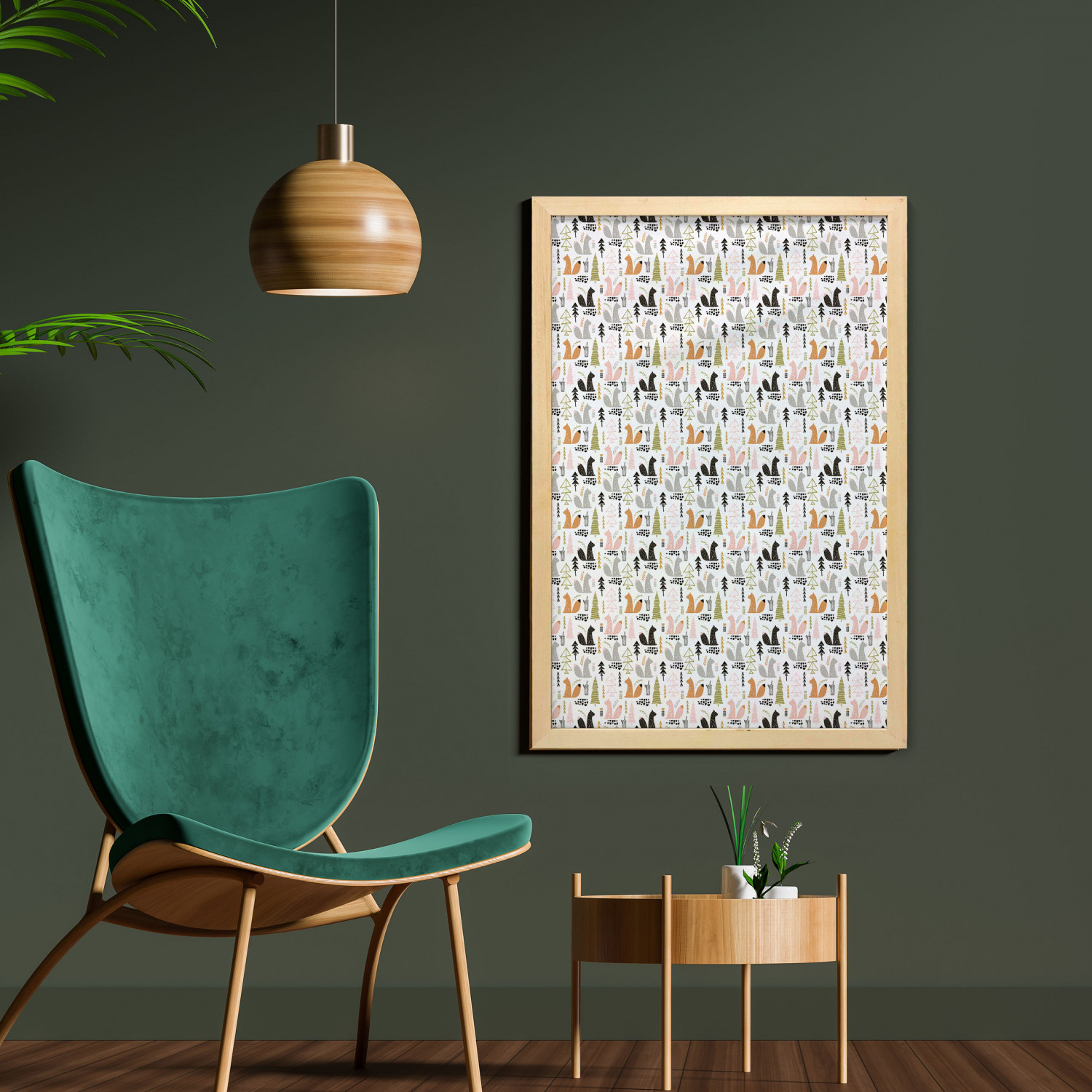Ambesonne Nature Wall Art with Frame for Bathrooms Living Room Dorms - Picture 83 of 117