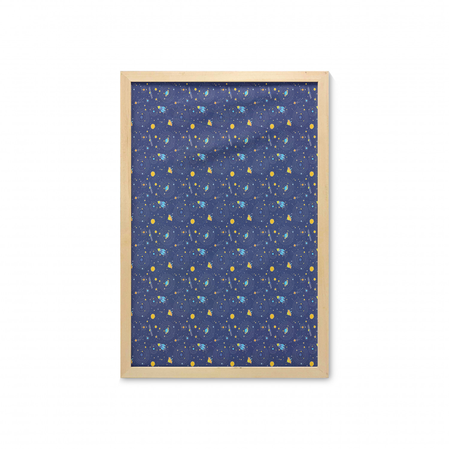 Ambesonne Space Wall Art with Frame for Bathrooms Living Room Dorms - Picture 42 of 115