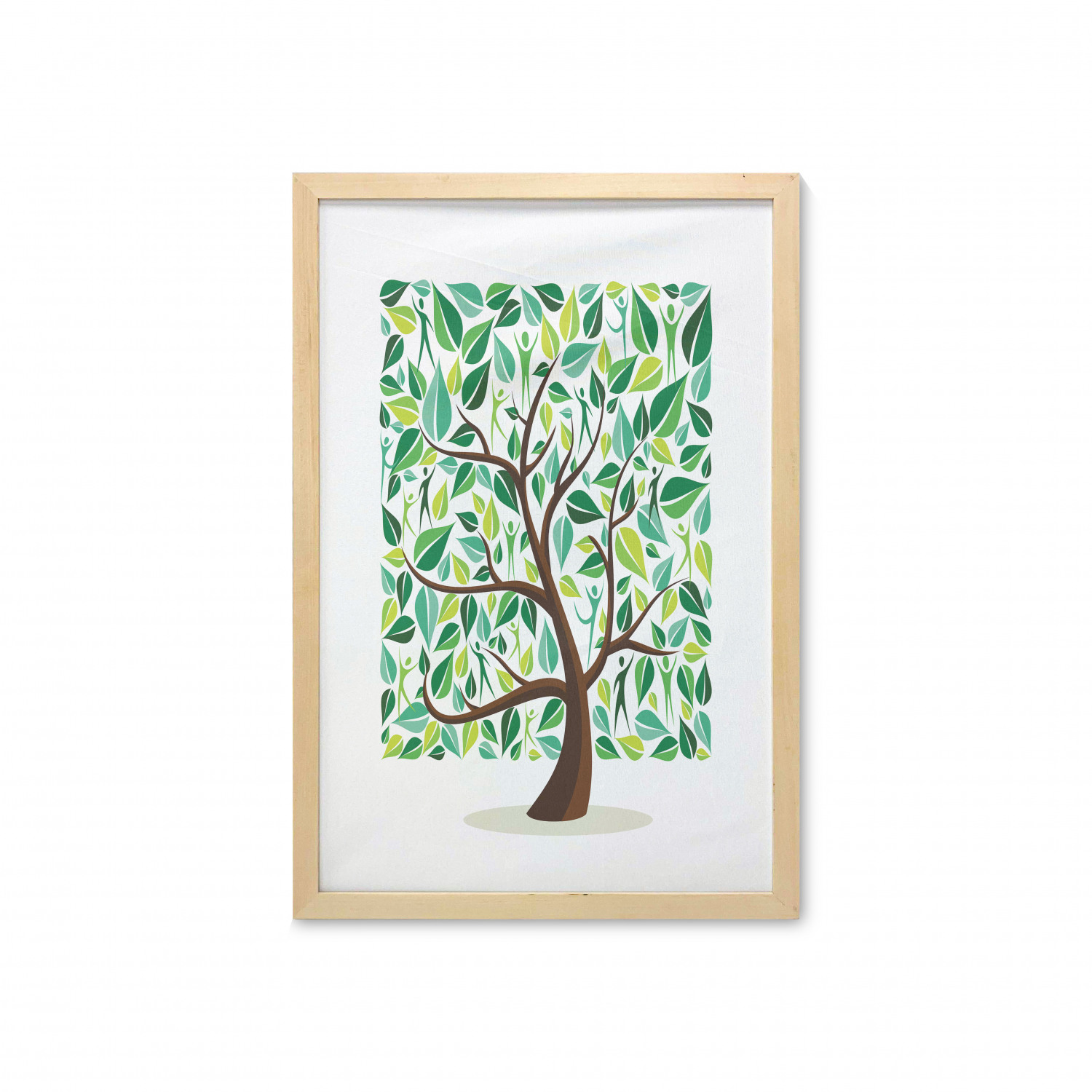 Ambesonne Nature Wall Art with Frame for Bathrooms Living Room Dorms - Picture 80 of 117