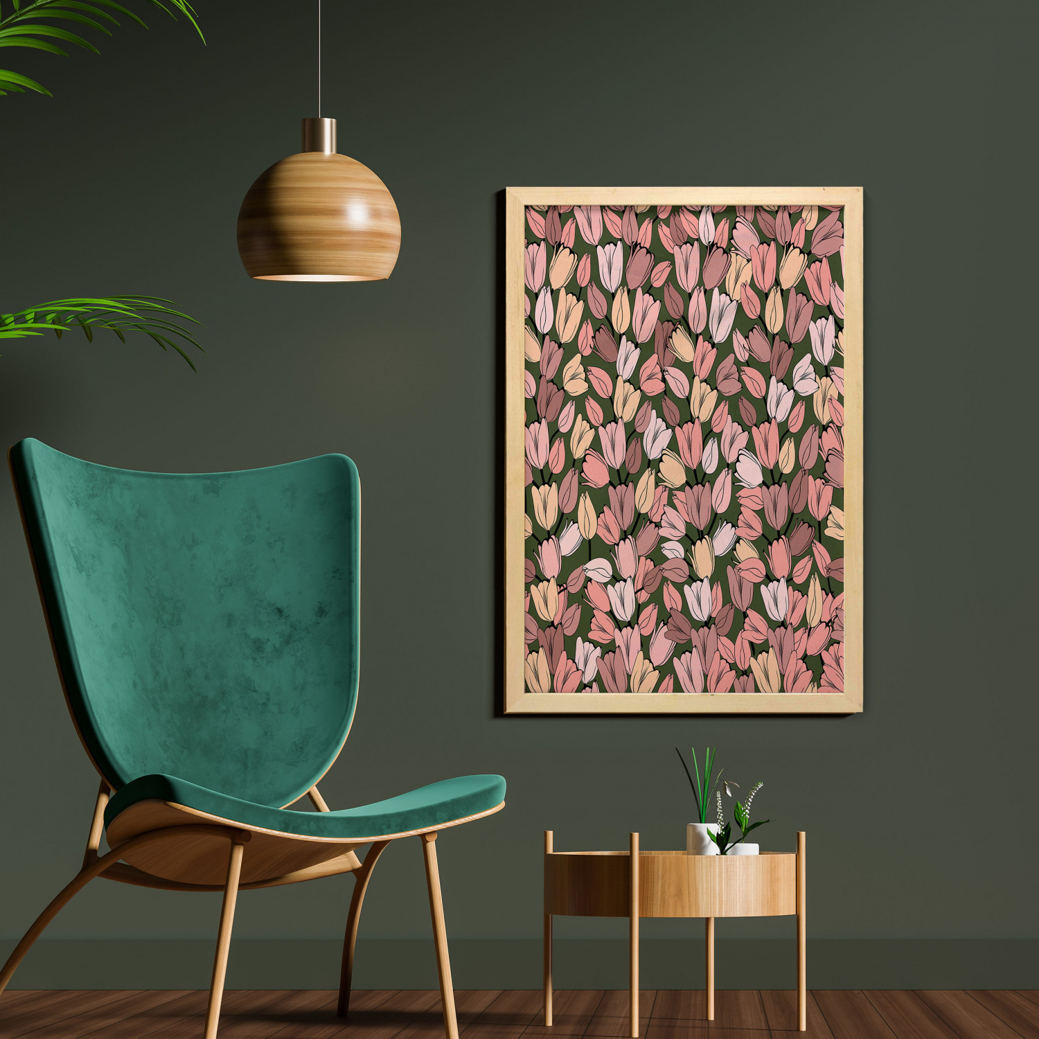 Ambesonne Spring Wall Art with Frame for Bathrooms Living Room Dorms - Picture 79 of 121