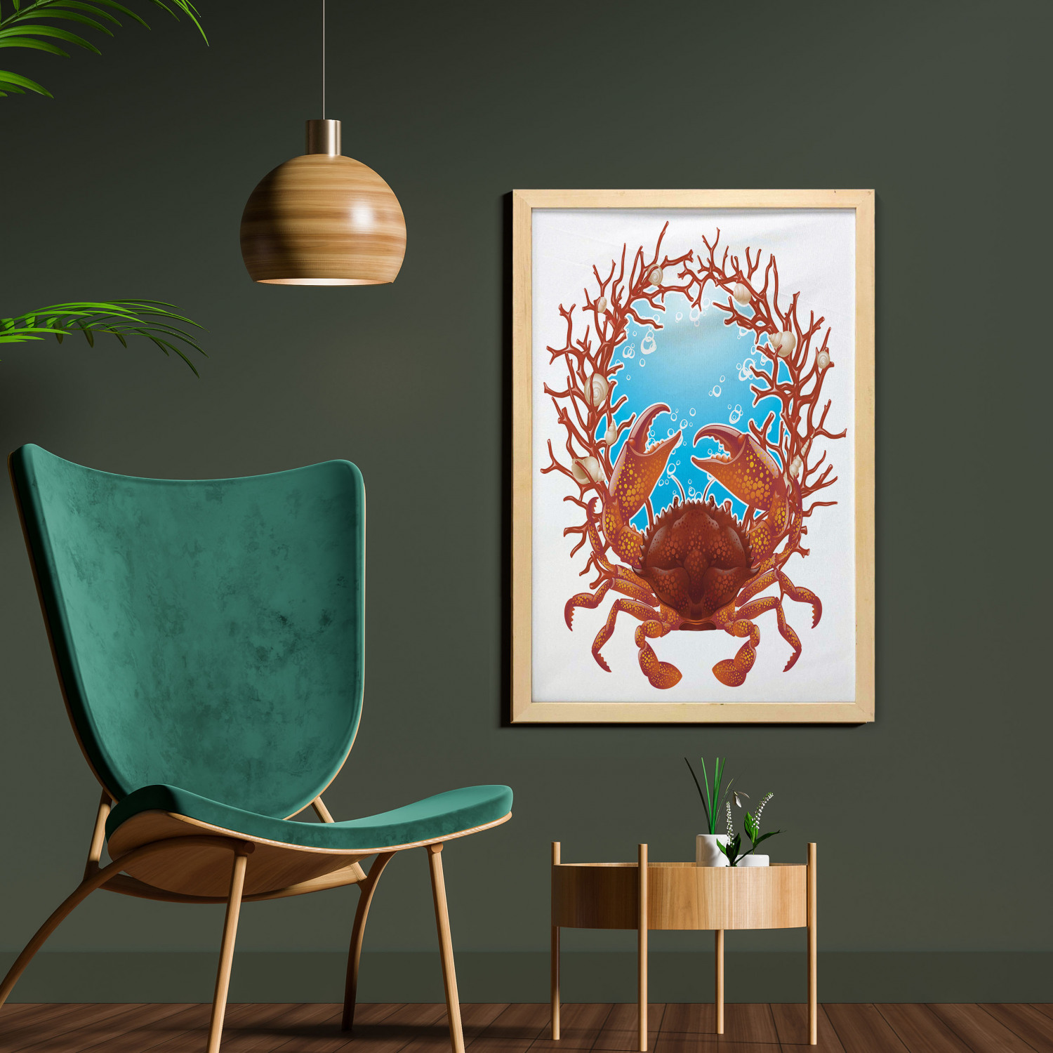 Ambesonne Nature Wall Art with Frame for Bathrooms Living Room Dorms - Picture 71 of 117