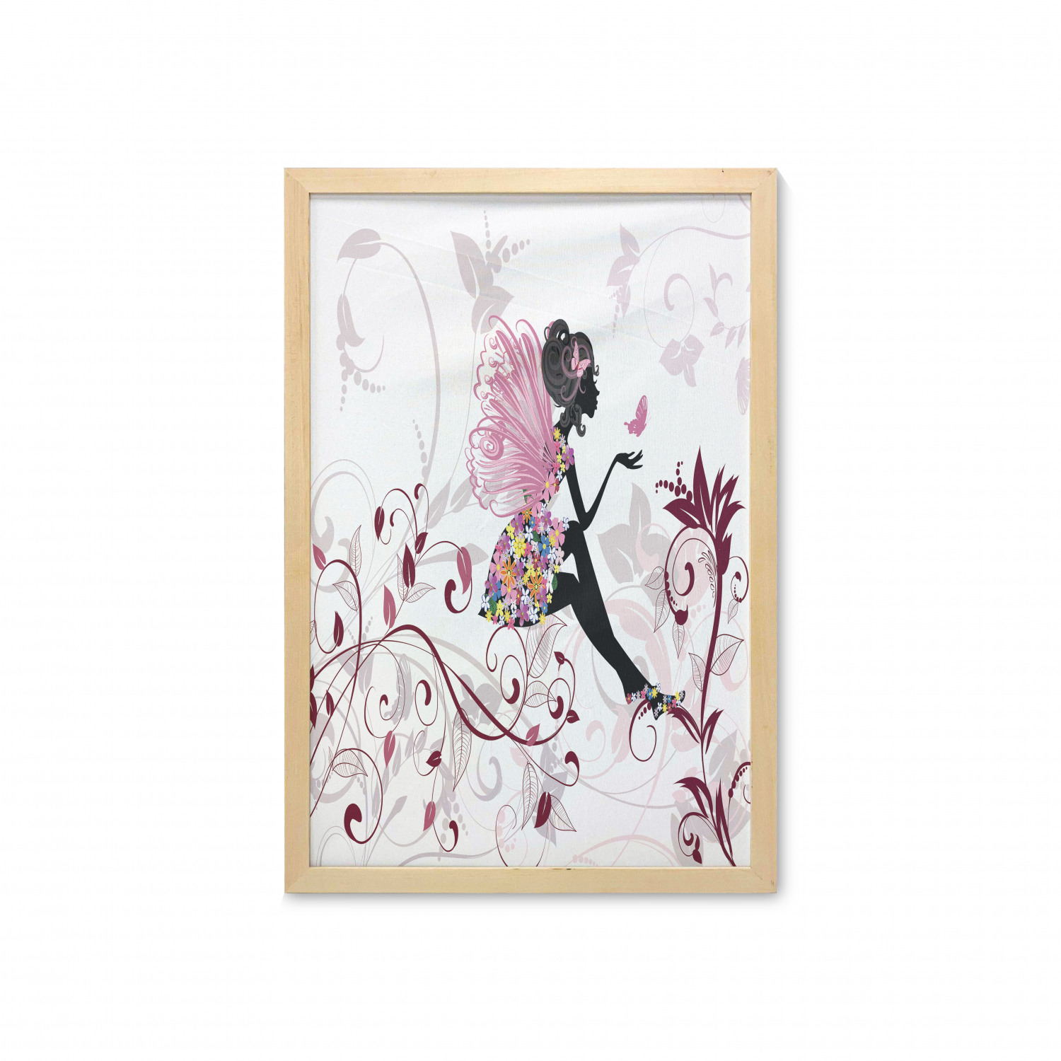 Ambesonne Spring Wall Art with Frame for Bathrooms Living Room Dorms - Picture 44 of 121