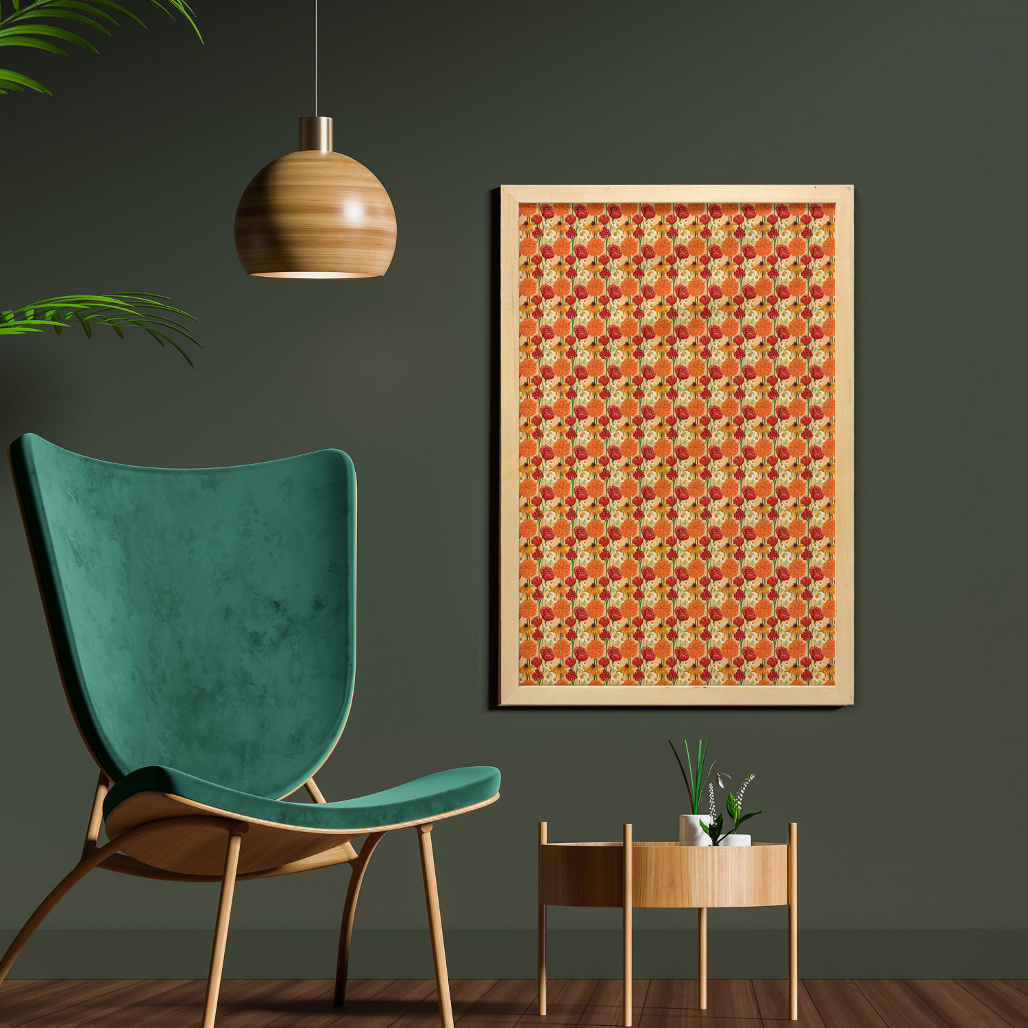Ambesonne Spring Wall Art with Frame for Bathrooms Living Room Dorms - Picture 83 of 121