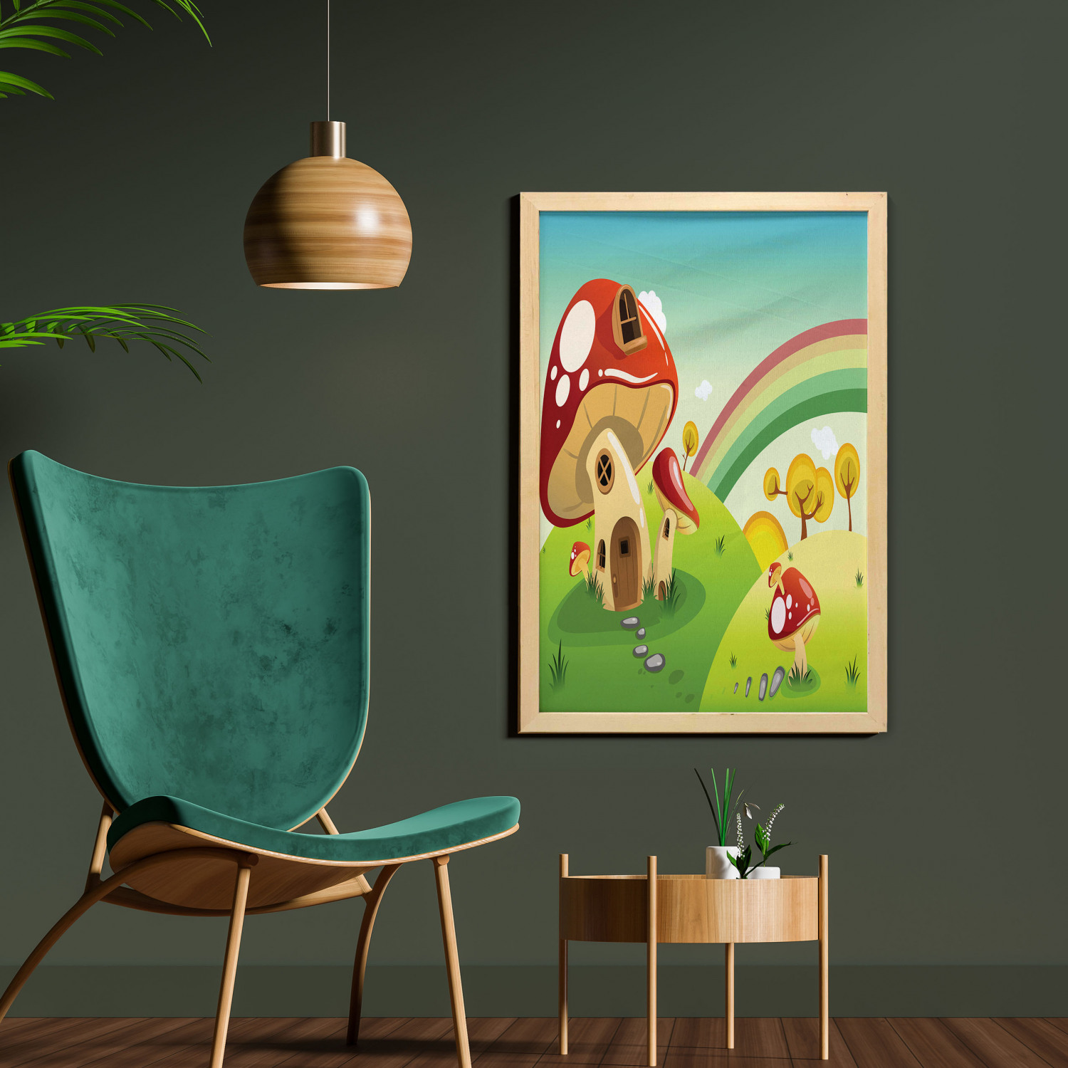 Ambesonne Nature Wall Art with Frame for Bathrooms Living Room Dorms - Picture 31 of 117