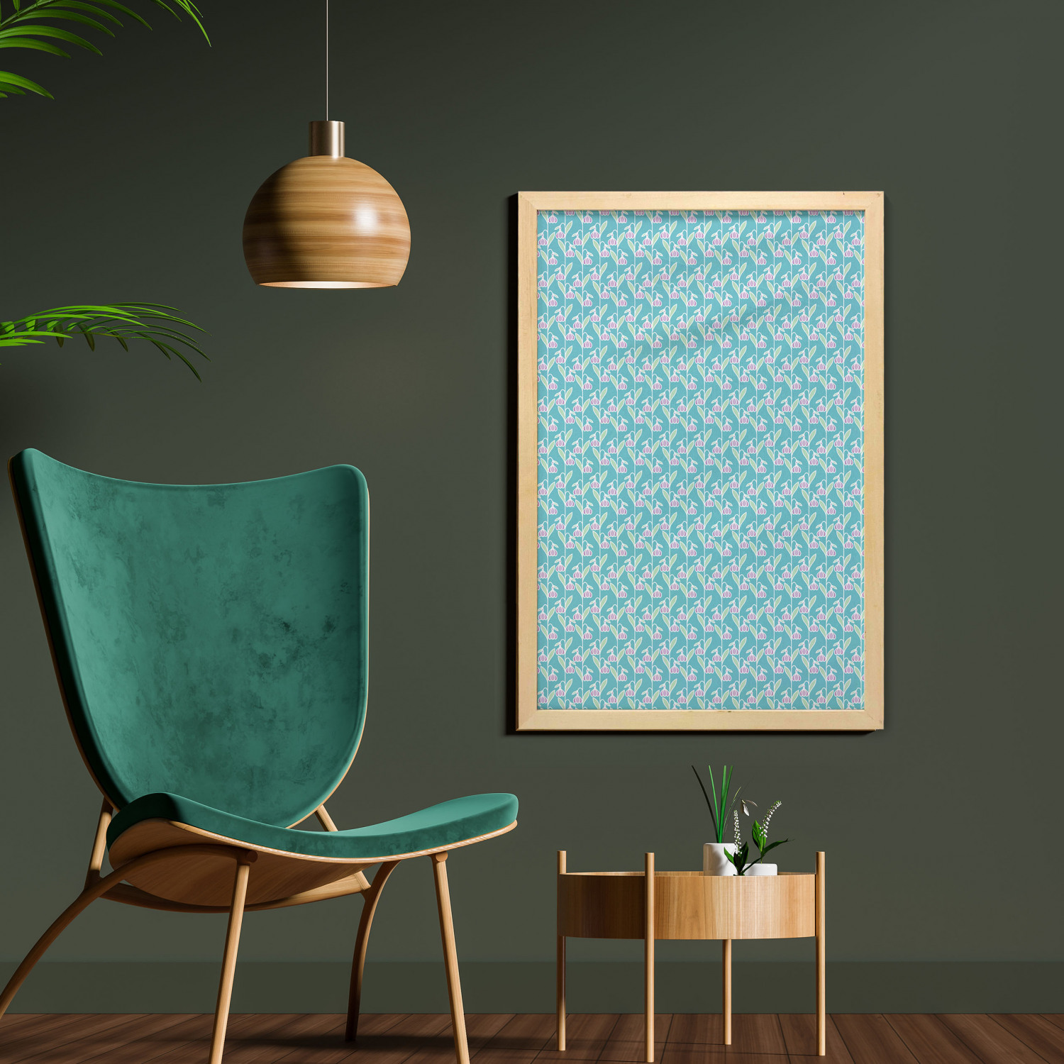 Ambesonne Spring Wall Art with Frame for Bathrooms Living Room Dorms - Picture 95 of 121
