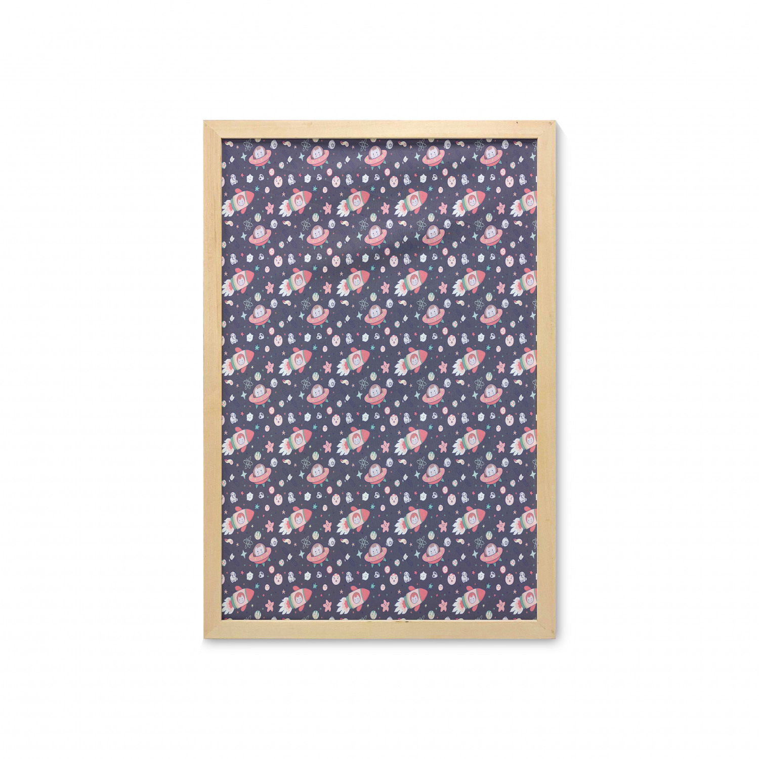Ambesonne Space Wall Art with Frame for Bathrooms Living Room Dorms - Picture 52 of 115