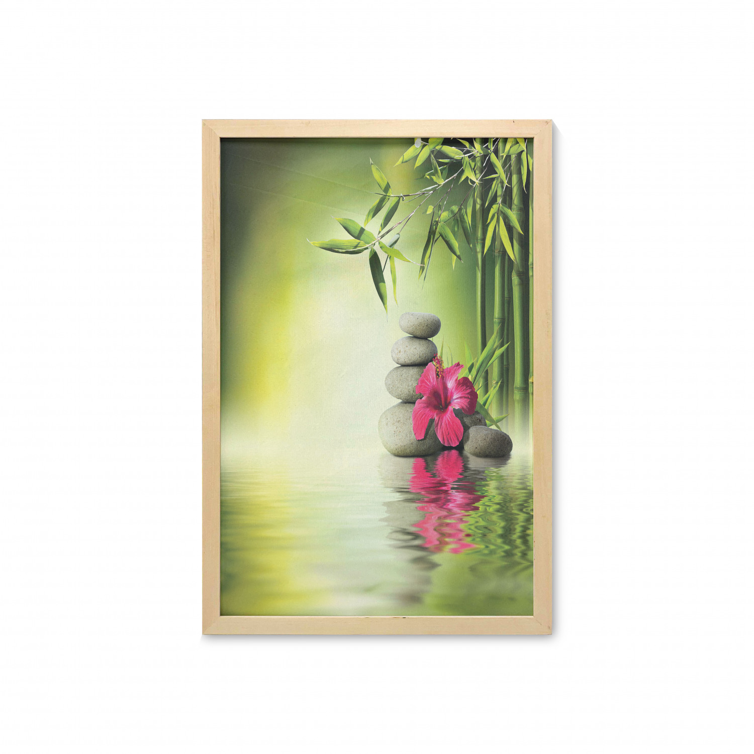 Ambesonne Nature Wall Art with Frame for Bathrooms Living Room Dorms - Picture 84 of 117