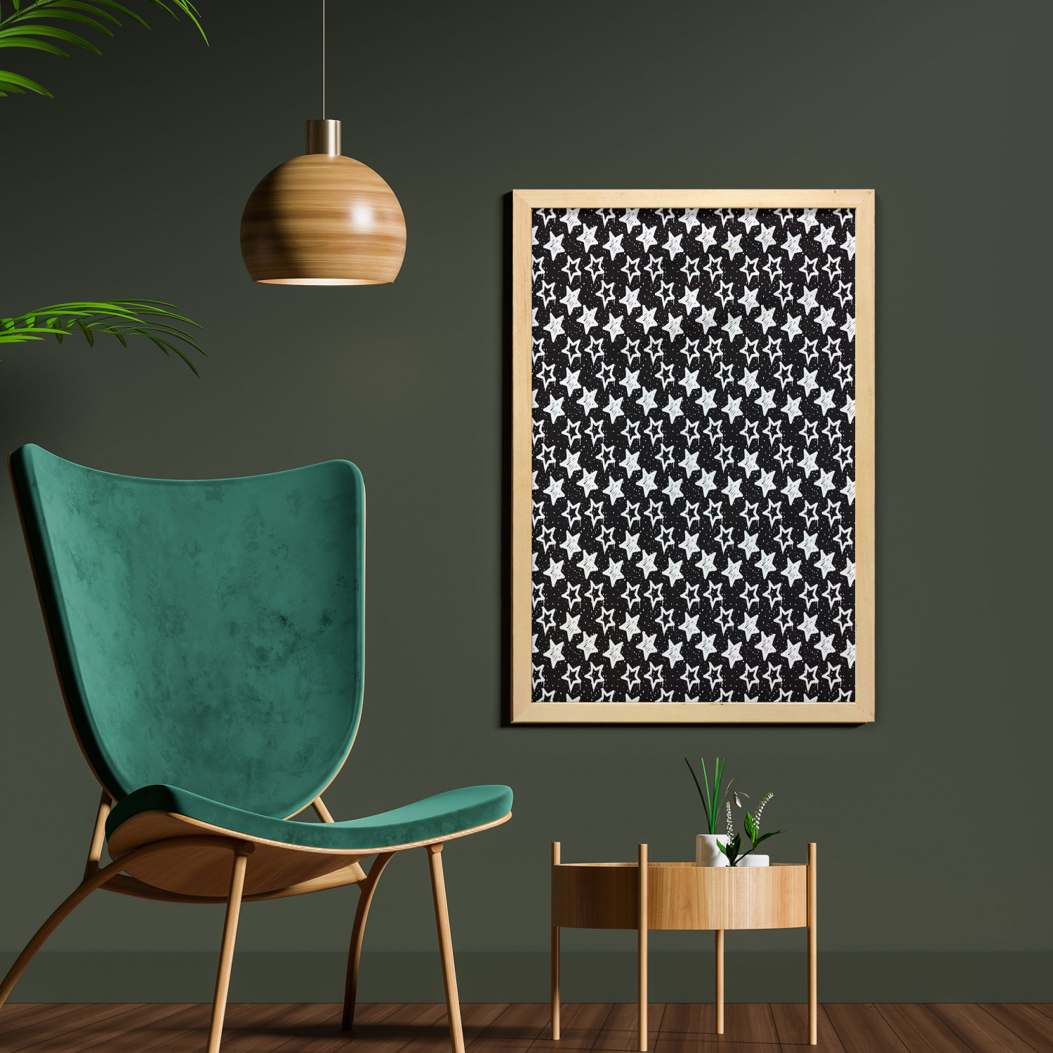 Ambesonne Space Wall Art with Frame for Bathrooms Living Room Dorms - Picture 35 of 115