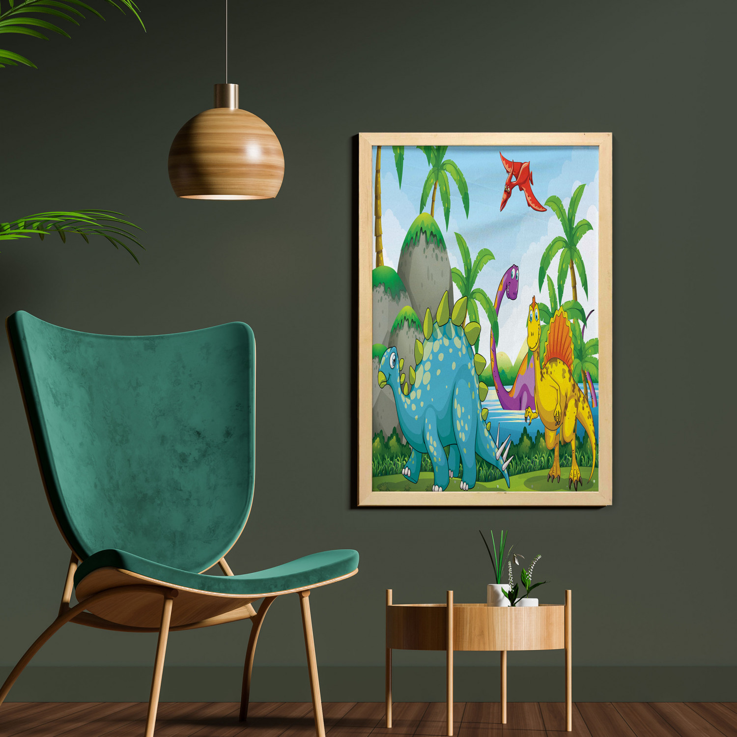 Ambesonne Nature Wall Art with Frame for Bathrooms Living Room Dorms - Picture 29 of 117
