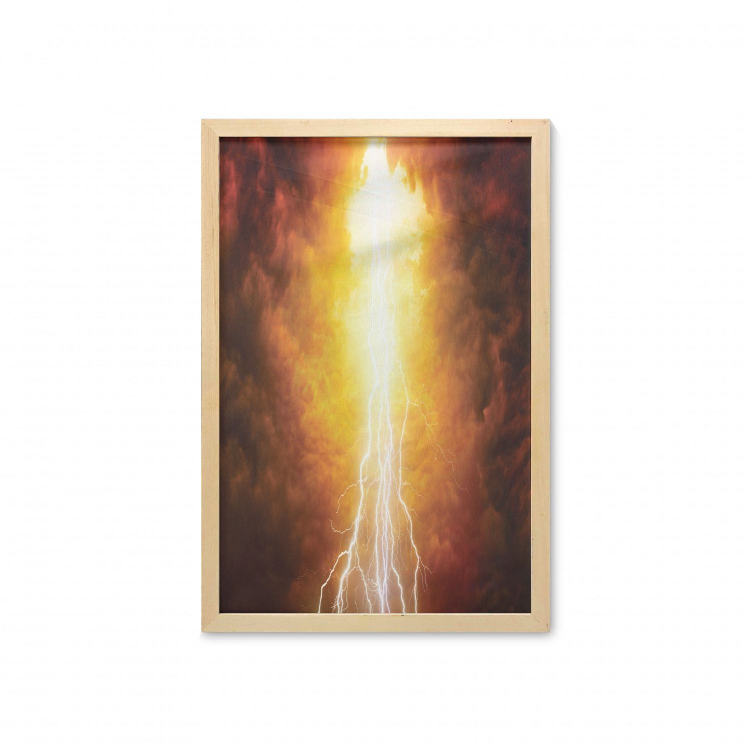 Ambesonne Nature Wall Art with Frame for Bathrooms Living Room Dorms - Picture 112 of 117