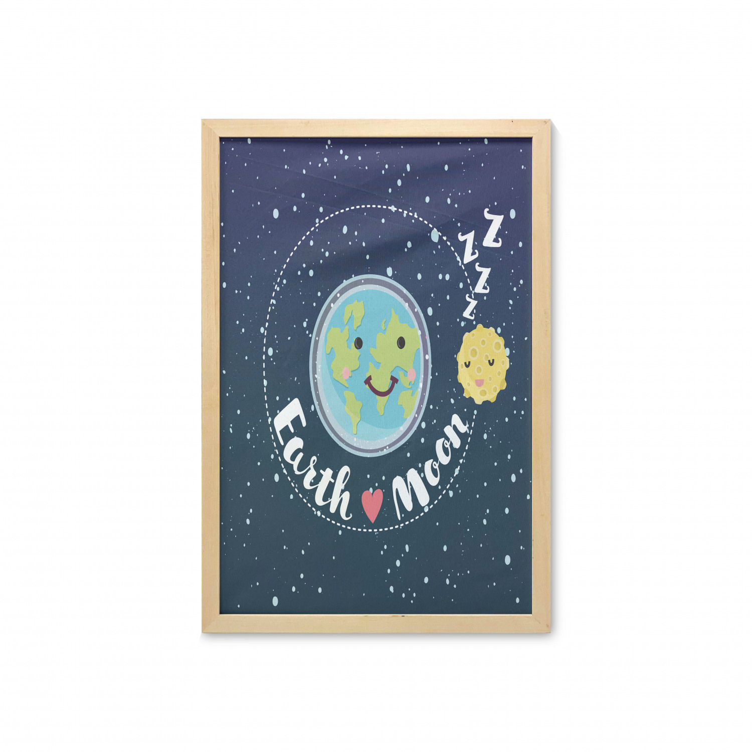 Ambesonne Space Wall Art with Frame for Bathrooms Living Room Dorms - Picture 30 of 115