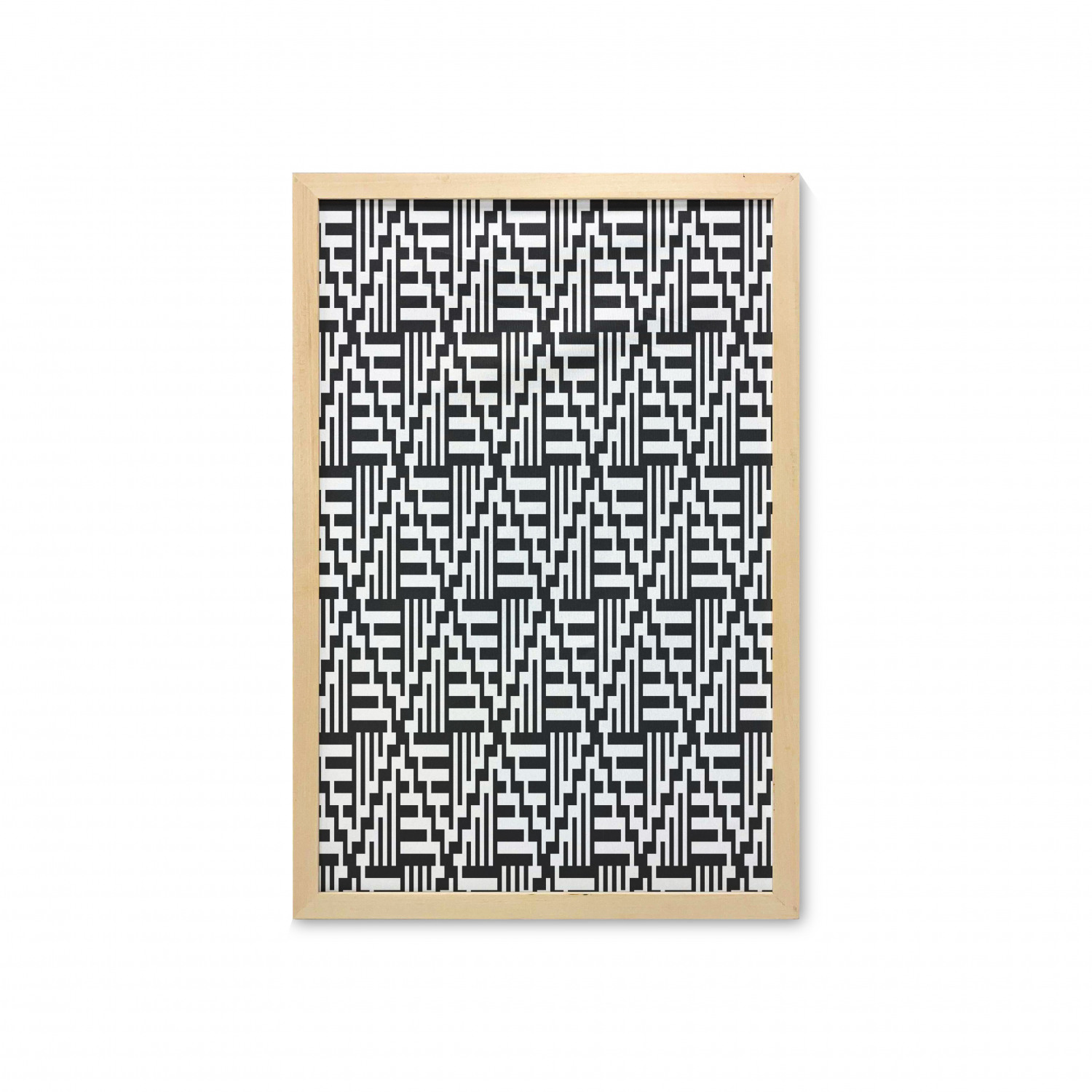 Ambesonne Abstract Shape Wall Art with Frame for Bathrooms Living Room Dorms - Picture 10 of 101