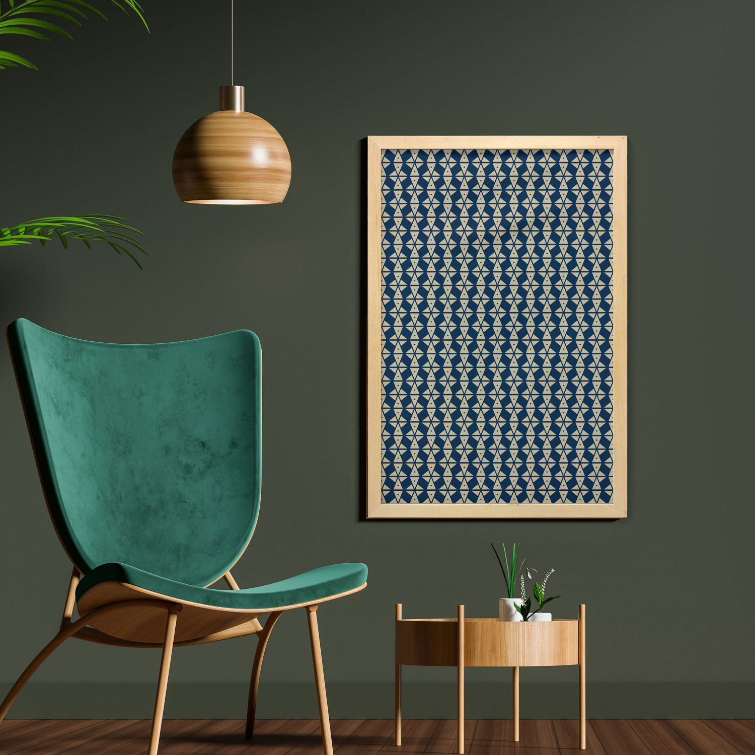 Ambesonne Abstract Shape Wall Art with Frame for Bathrooms Living Room Dorms - Picture 59 of 101